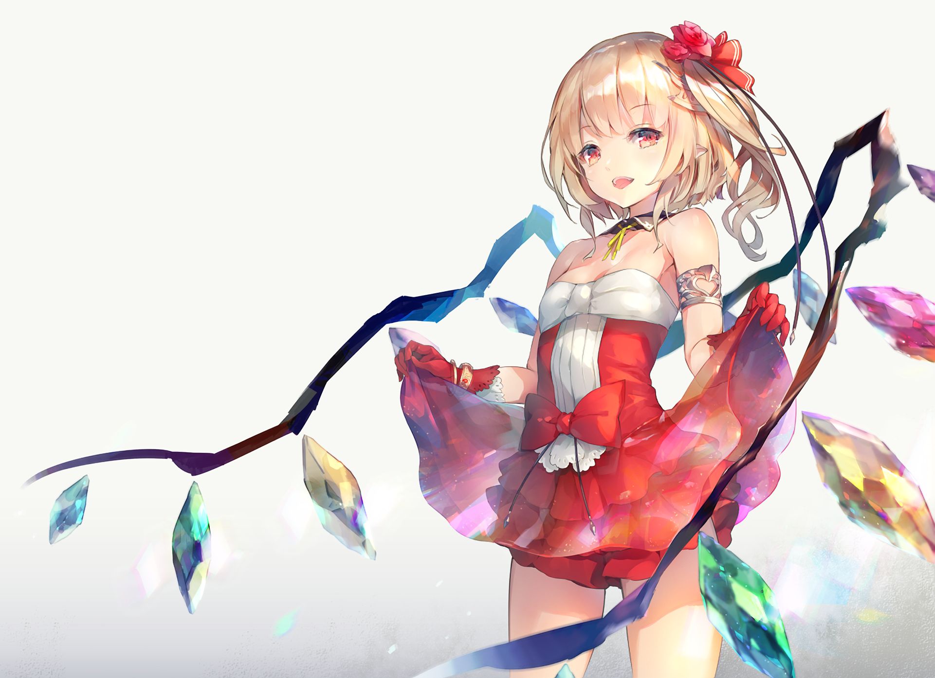 Descarga gratis la imagen Animado, Flandre Escarlata, Touhou en el escritorio de tu PC