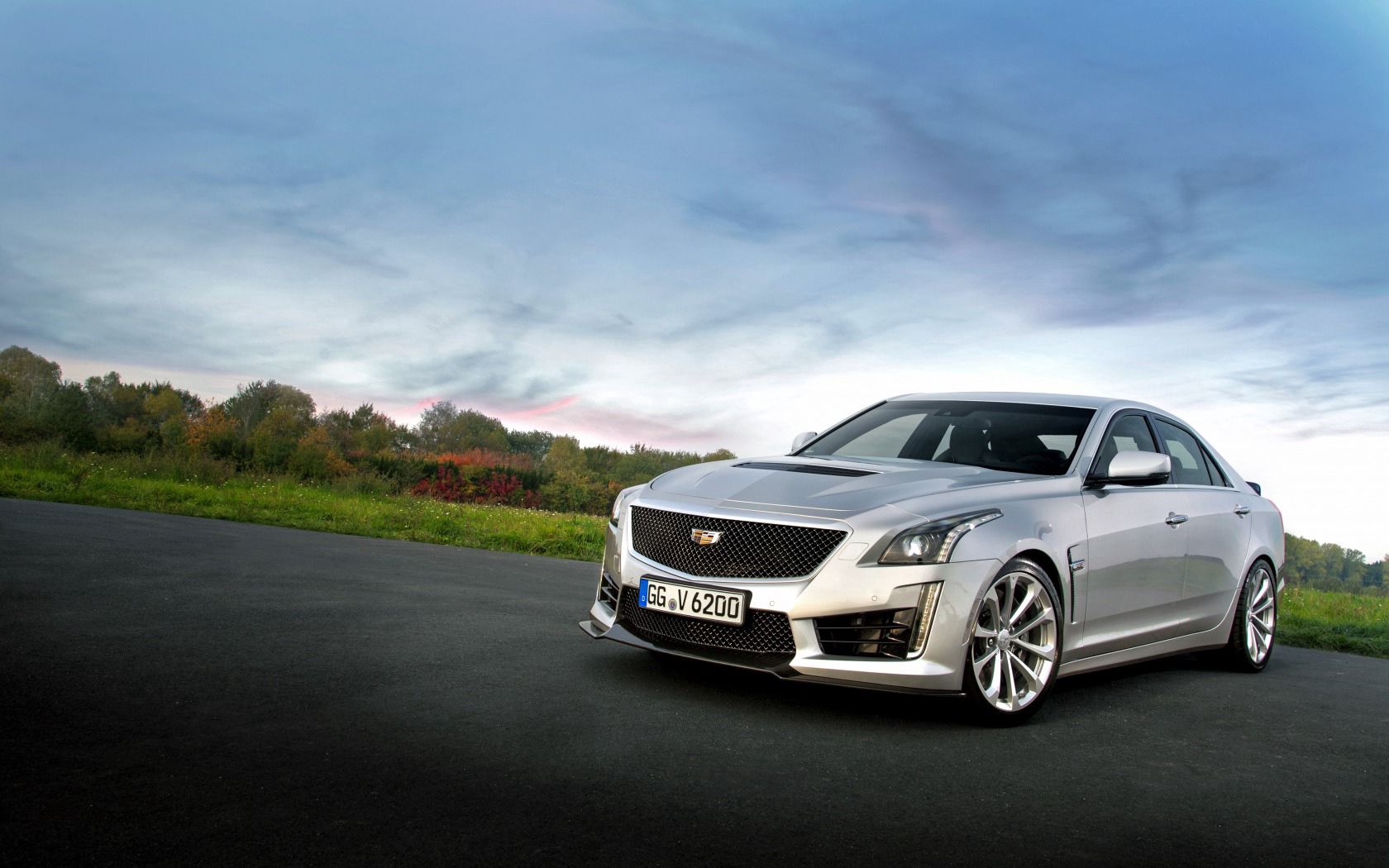 Download mobile wallpaper Cts, Side View, Cadillac, Cars for free.