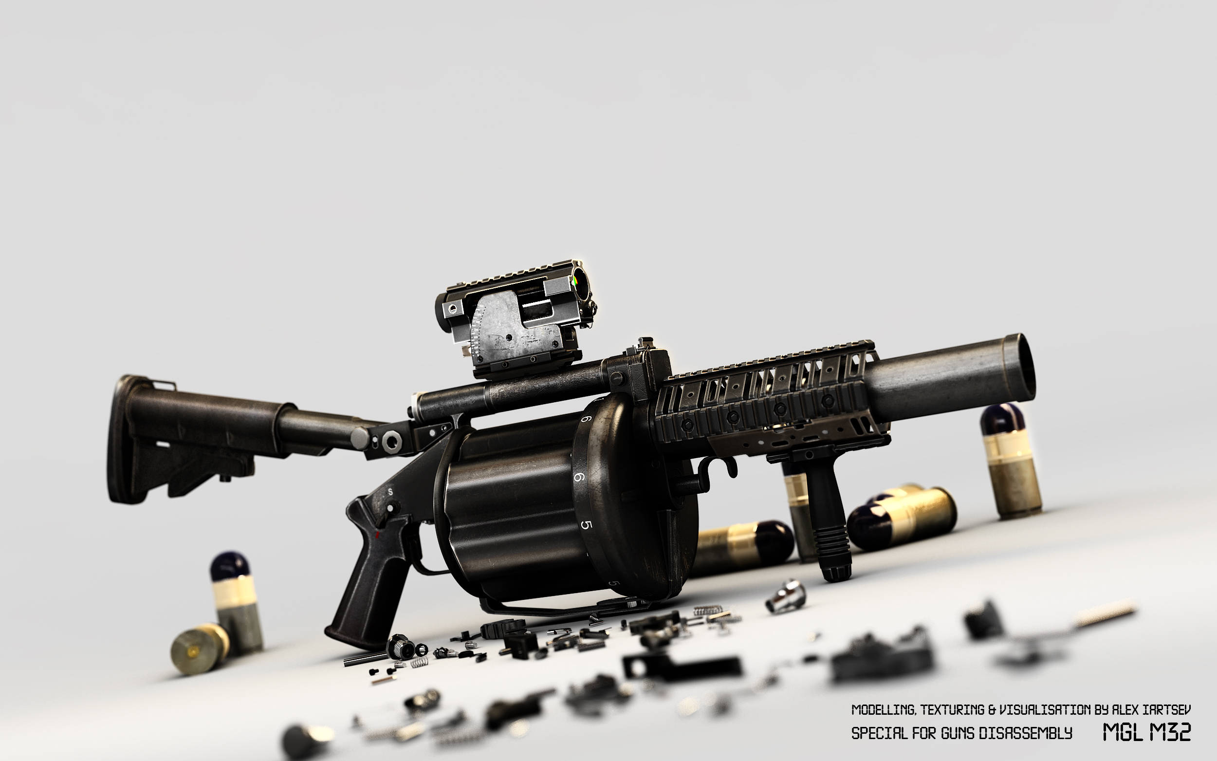 Download mobile wallpaper Weapons, Milkor Mgl for free.