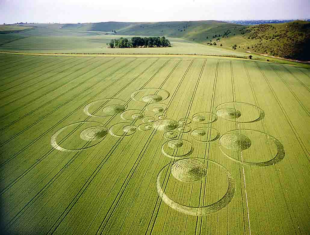 man made, crop circles