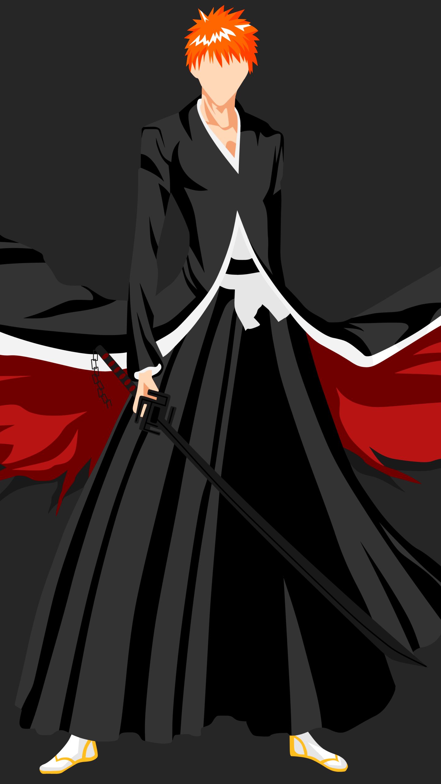 Free download wallpaper Anime, Bleach, Minimalist, Ichigo Kurosaki on your PC desktop