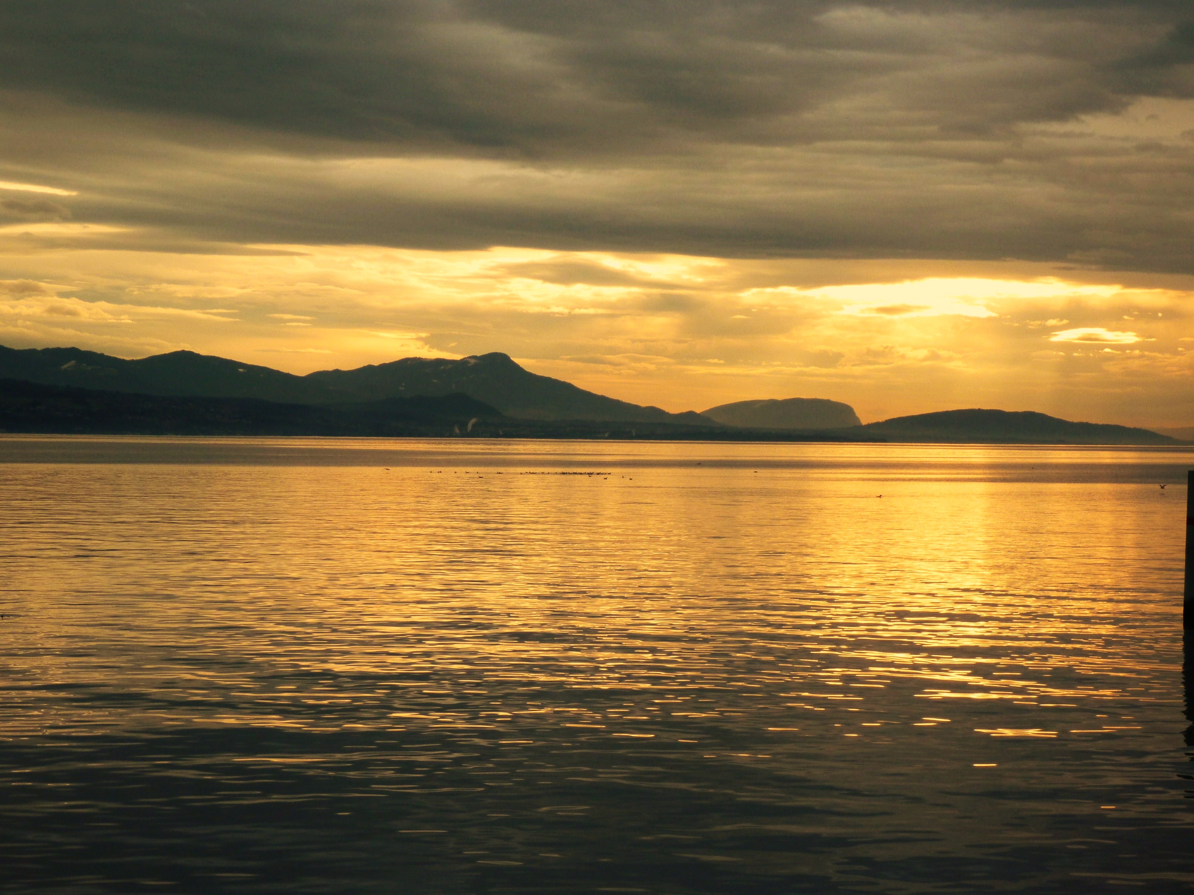 Descarga gratuita de fondo de pantalla para móvil de Naturaleza, Lago, Atardecer, Tierra/naturaleza.