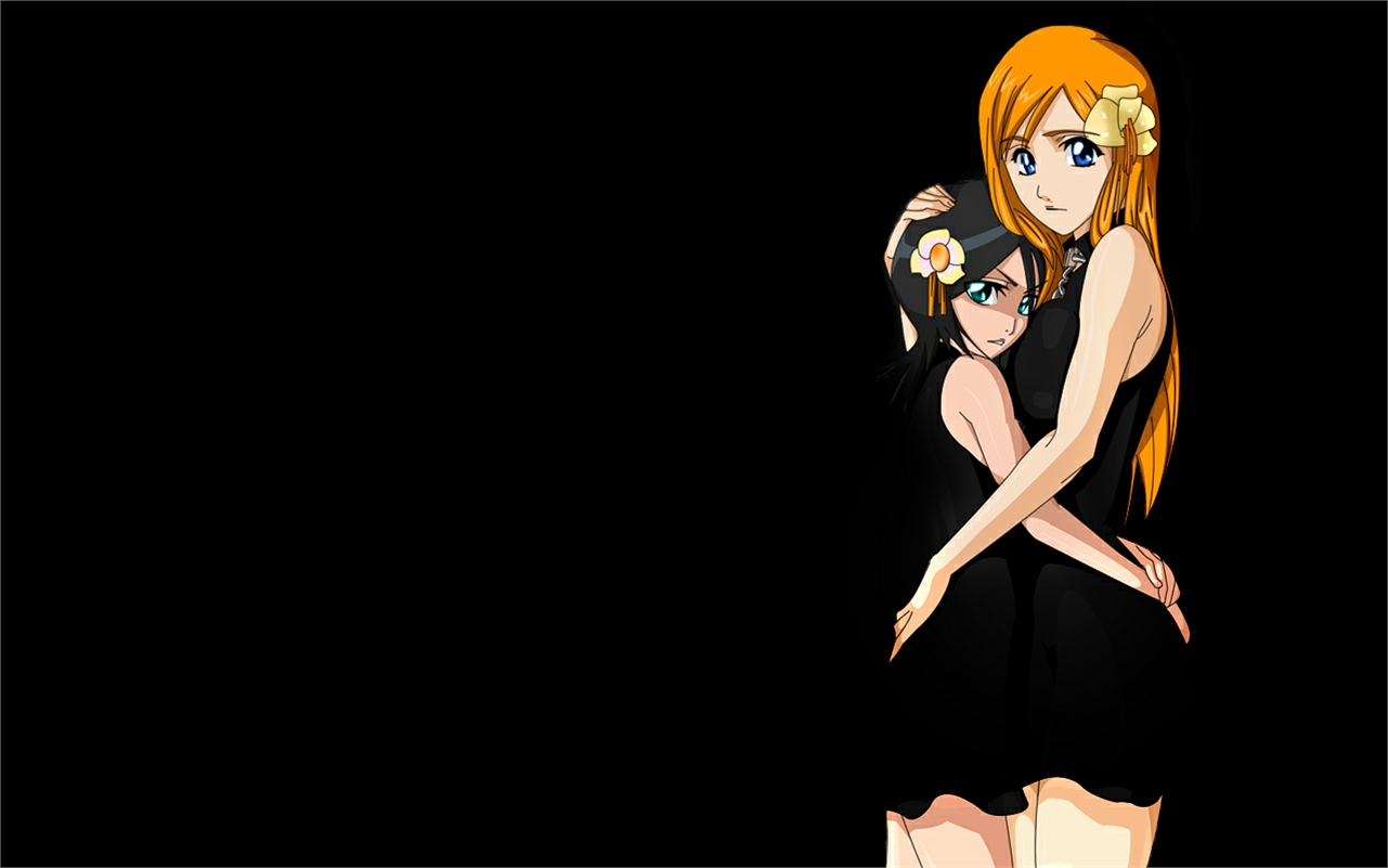 Baixe gratuitamente a imagem Anime, Alvejante, Rukia Kuchiki, Orihime Inoue na área de trabalho do seu PC