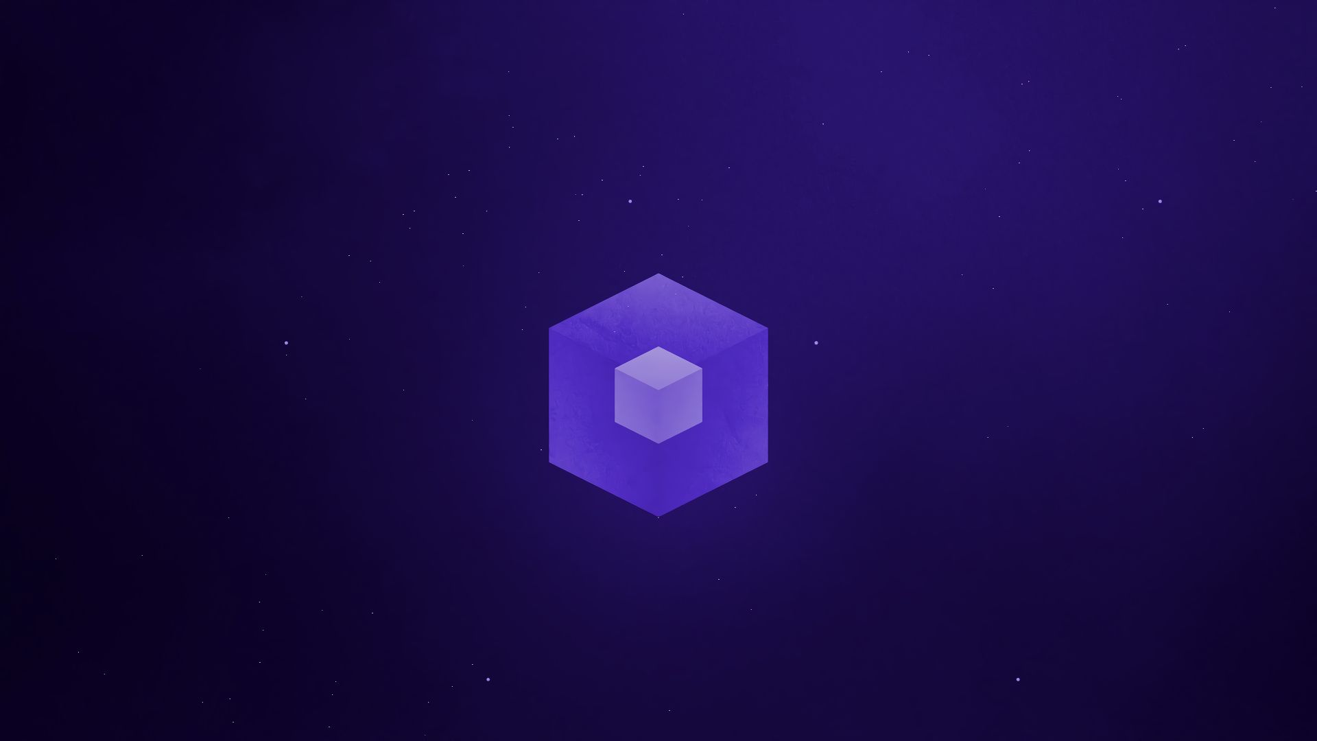 Free download wallpaper Stars, Purple, Artistic, Cube, Cosmos on your PC desktop