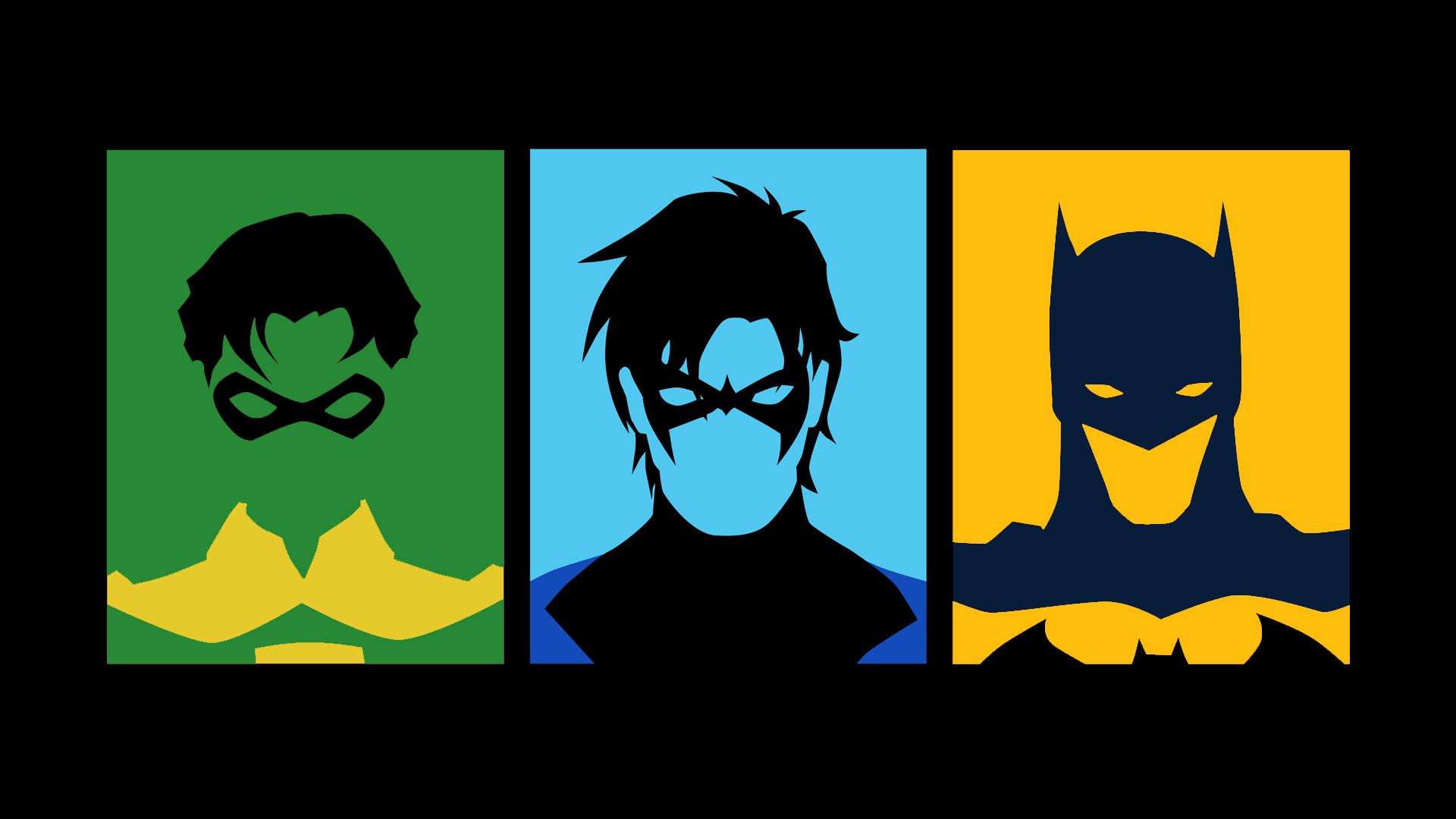 Скачать обои бесплатно Комиксы, Бэтмен, Найтвинг, Робин (Комиксы Dc) картинка на рабочий стол ПК