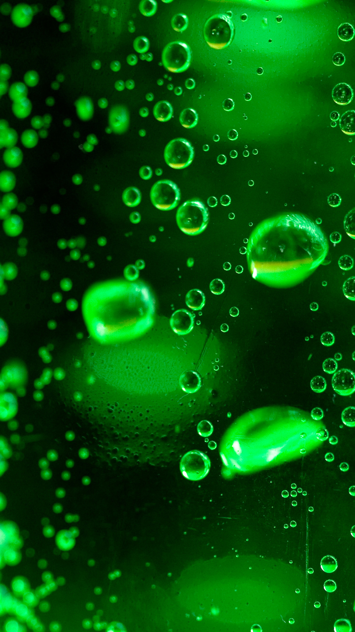 Скачать картинку Пузыри, Зеленый, Пузырь, Художественные, Элементаль в телефон бесплатно.