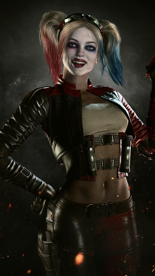 Handy-Wallpaper Computerspiele, Harley Quinn, Injustice 2, Injustice kostenlos herunterladen.