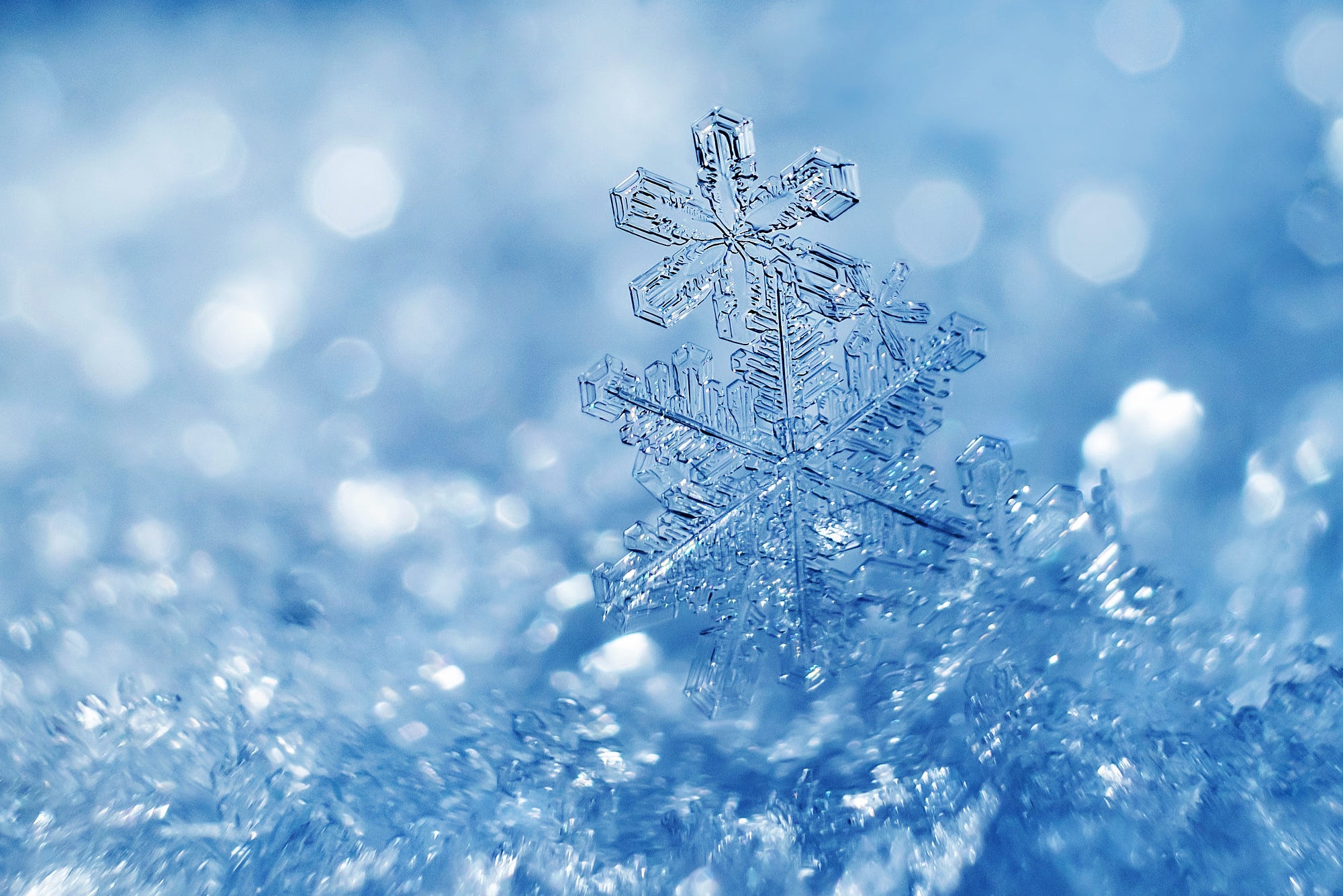 Download mobile wallpaper Macro, Artistic, Snowflake for free.