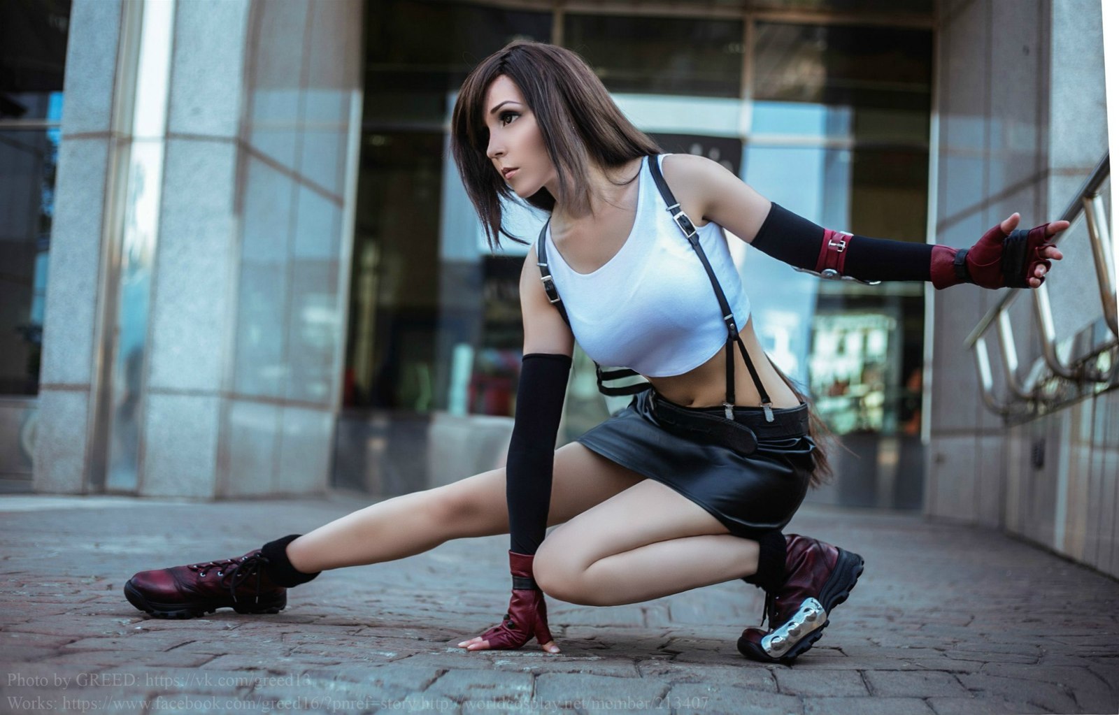 Handy-Wallpaper Final Fantasy, Frauen, Tifa Lockhart, Cosplay kostenlos herunterladen.