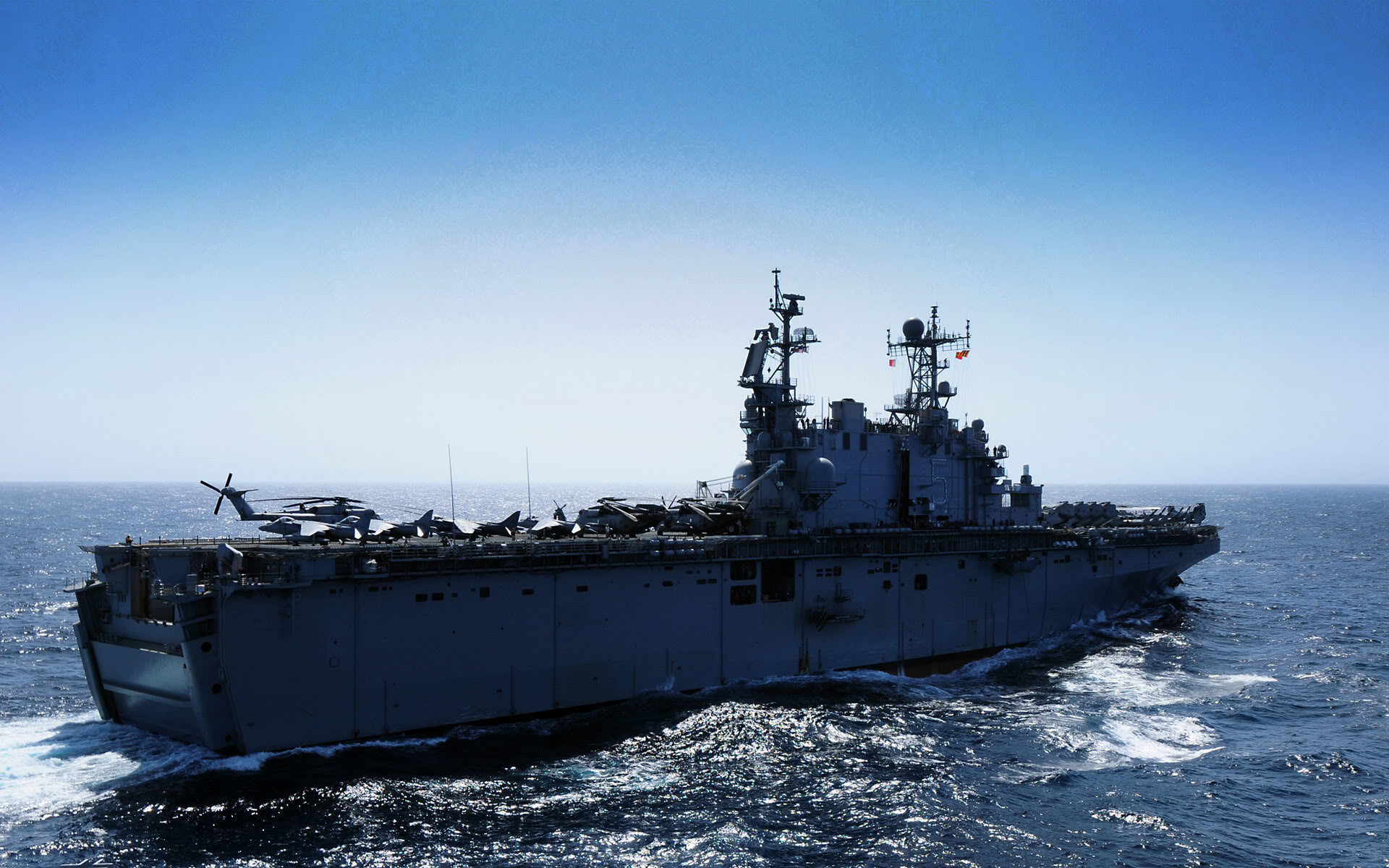 military, uss peleliu (lha 5), amphibious assault ship, warship, warships