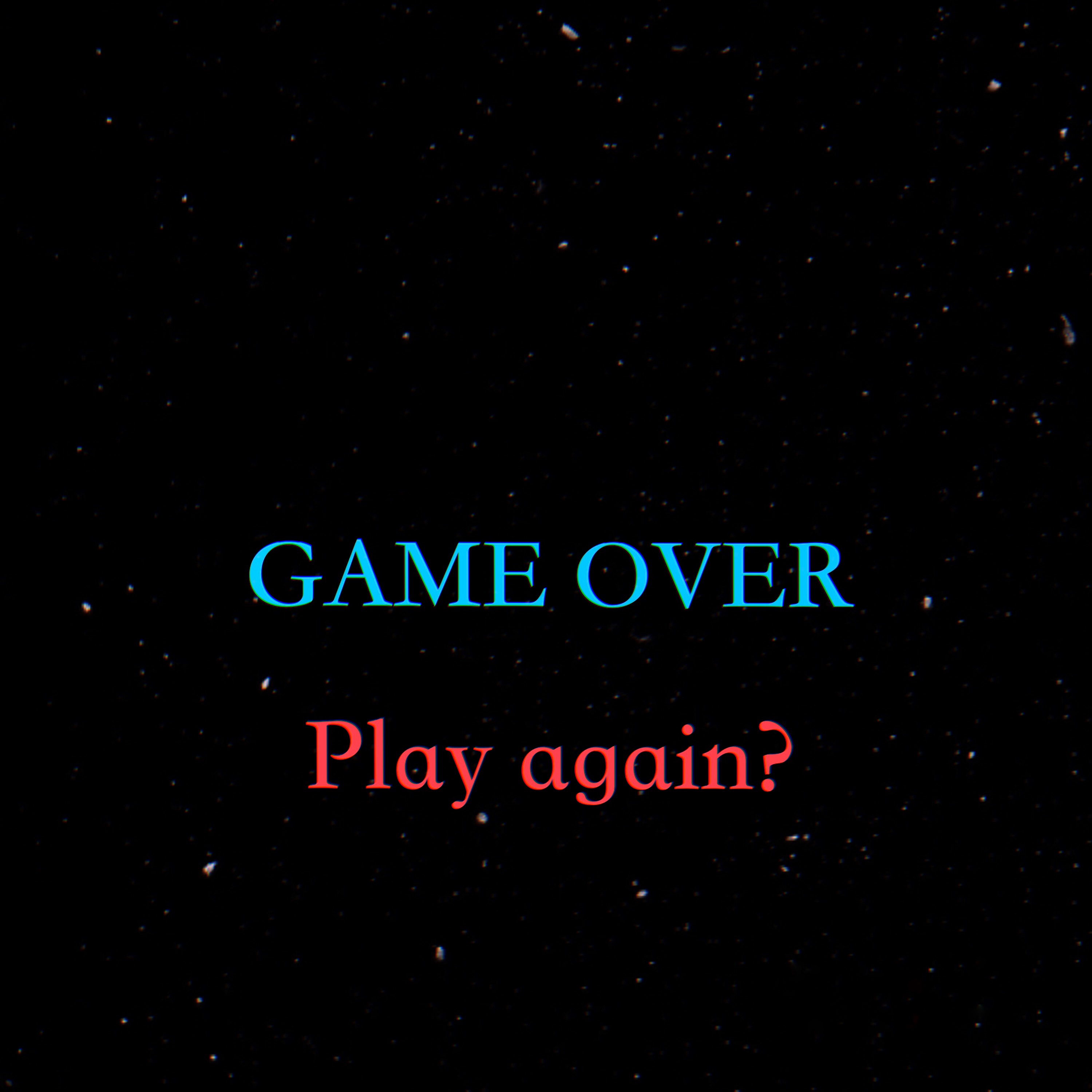 words, inscription, text, game over