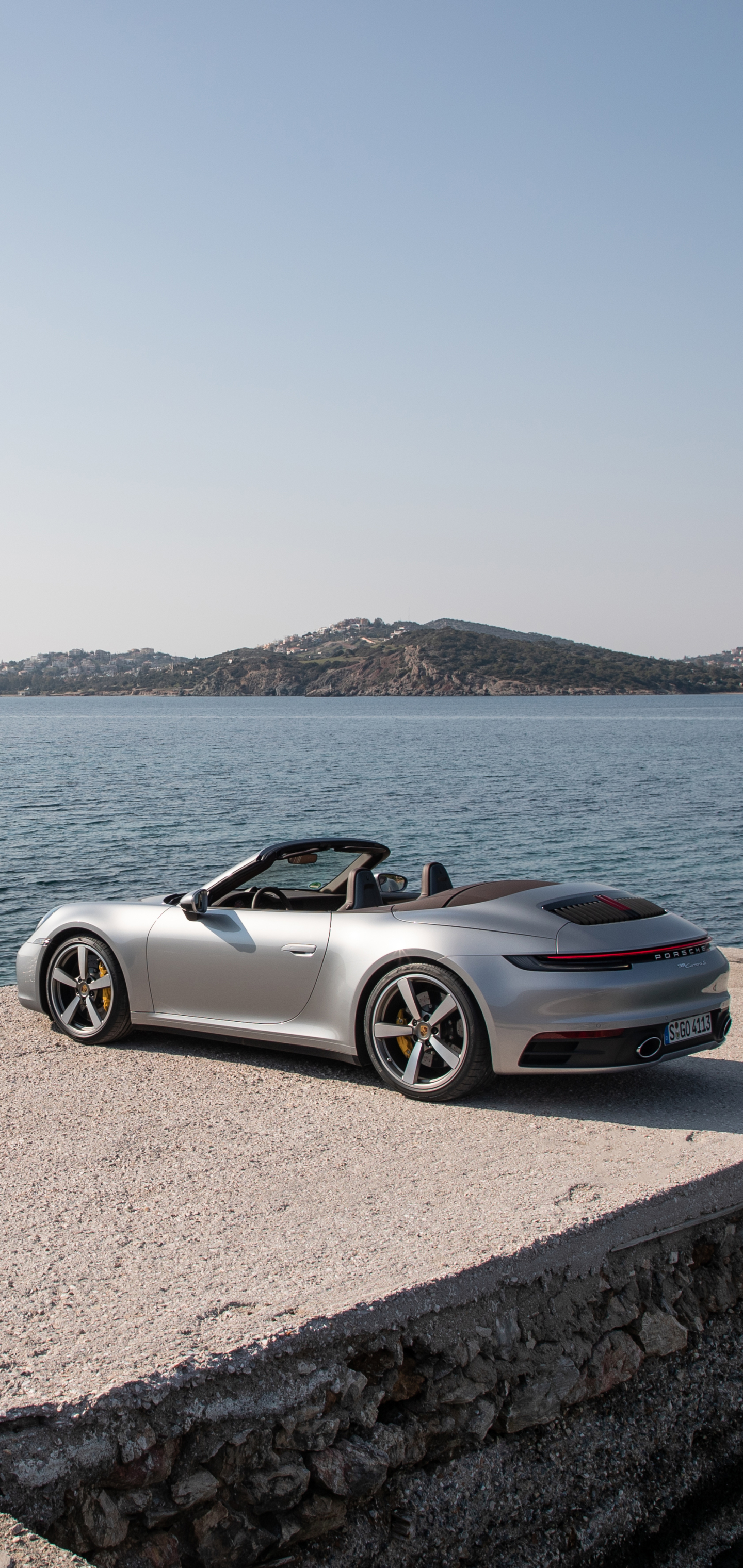 Download mobile wallpaper Porsche, Car, Porsche 911, Vehicle, Vehicles, Porsche 911 Carrera, Silver Car for free.