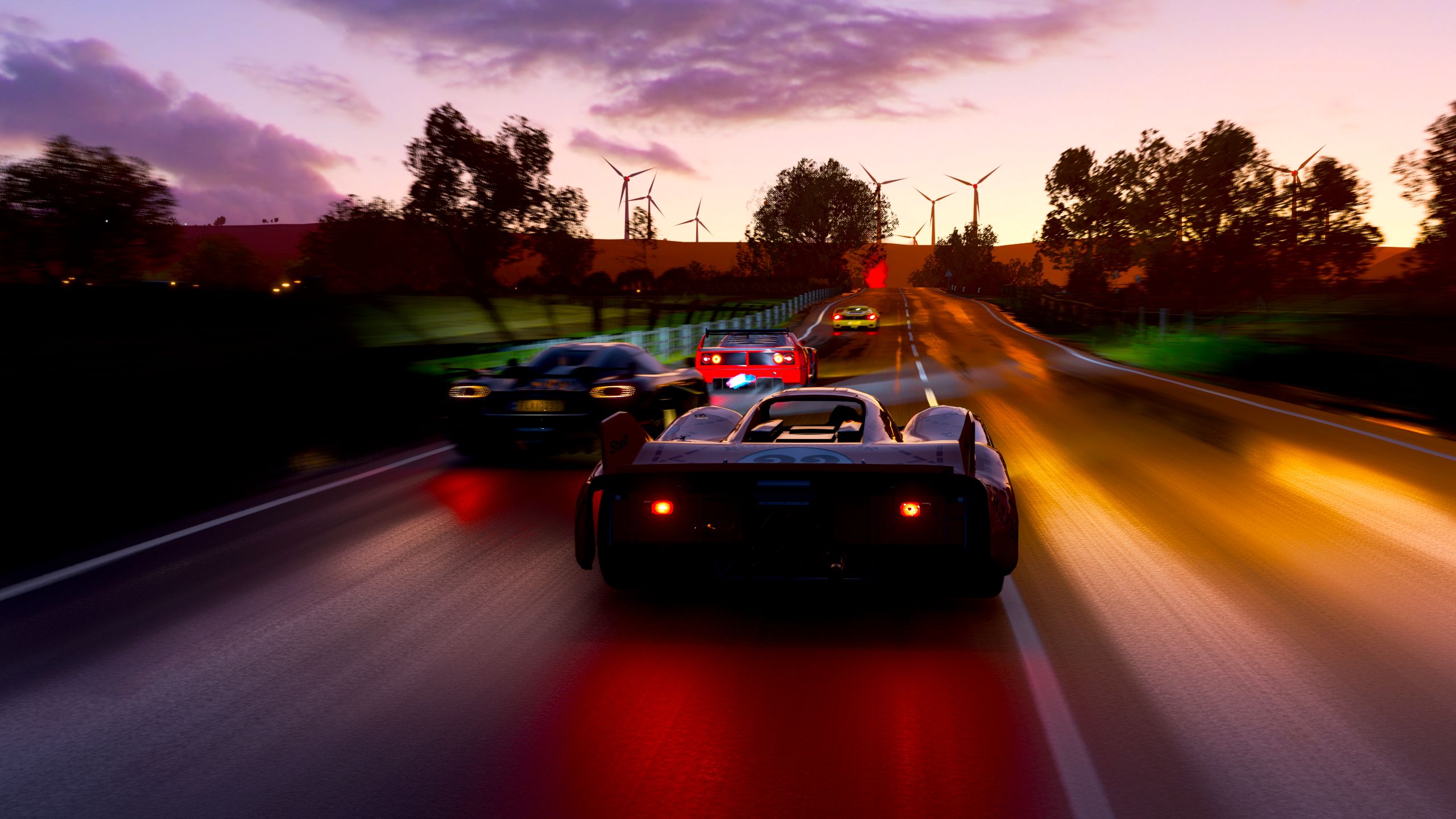 Download mobile wallpaper Sunset, Road, Car, Vehicle, Video Game, Forza Horizon 4, Forza for free.