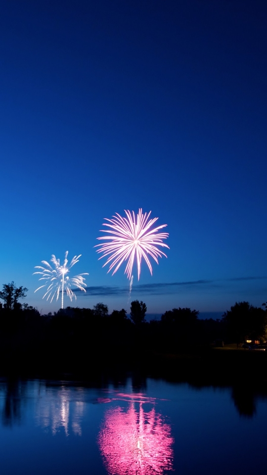 Handy-Wallpaper Feuerwerk, Fotografie, Nacht kostenlos herunterladen.