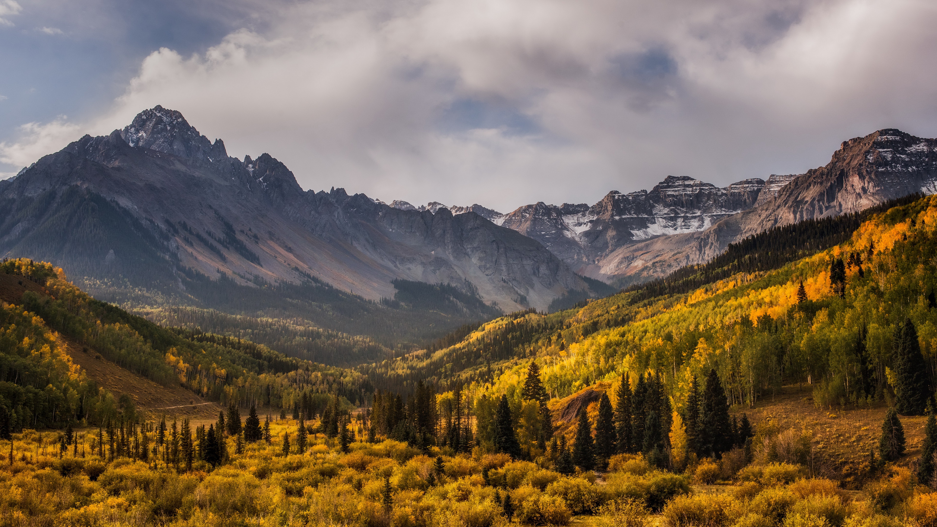 無料モバイル壁紙風景, 自然, 秋, 山, 森, 地球, 山岳をダウンロードします。