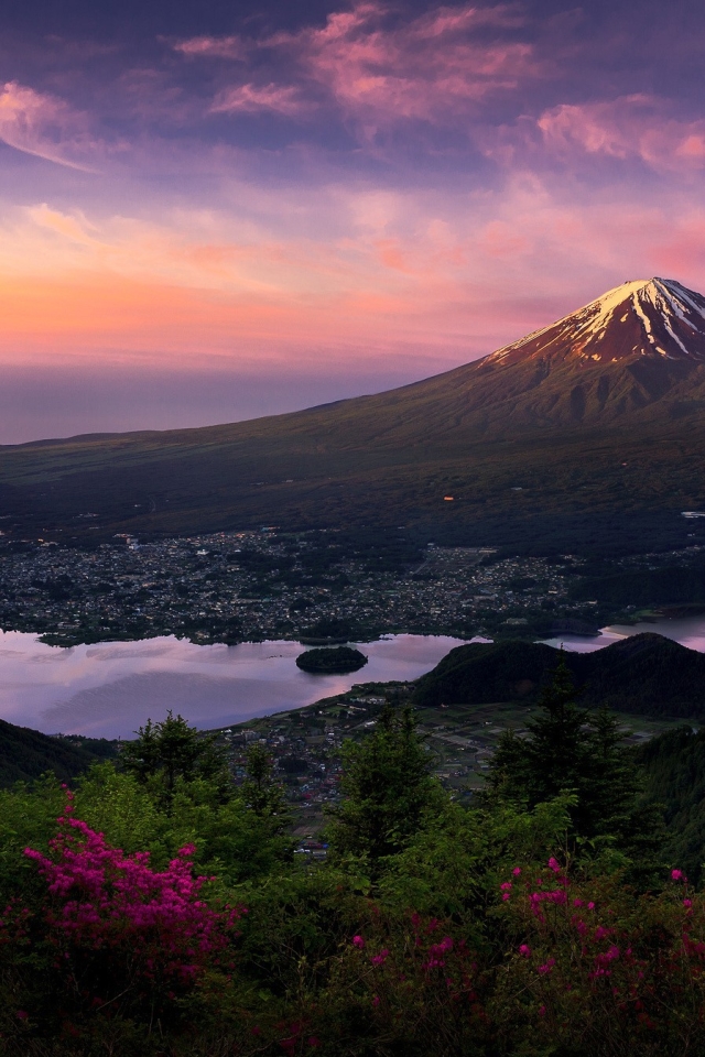 Download mobile wallpaper Earth, Japan, Mount Fuji, Fujiyama, Volcanoes for free.