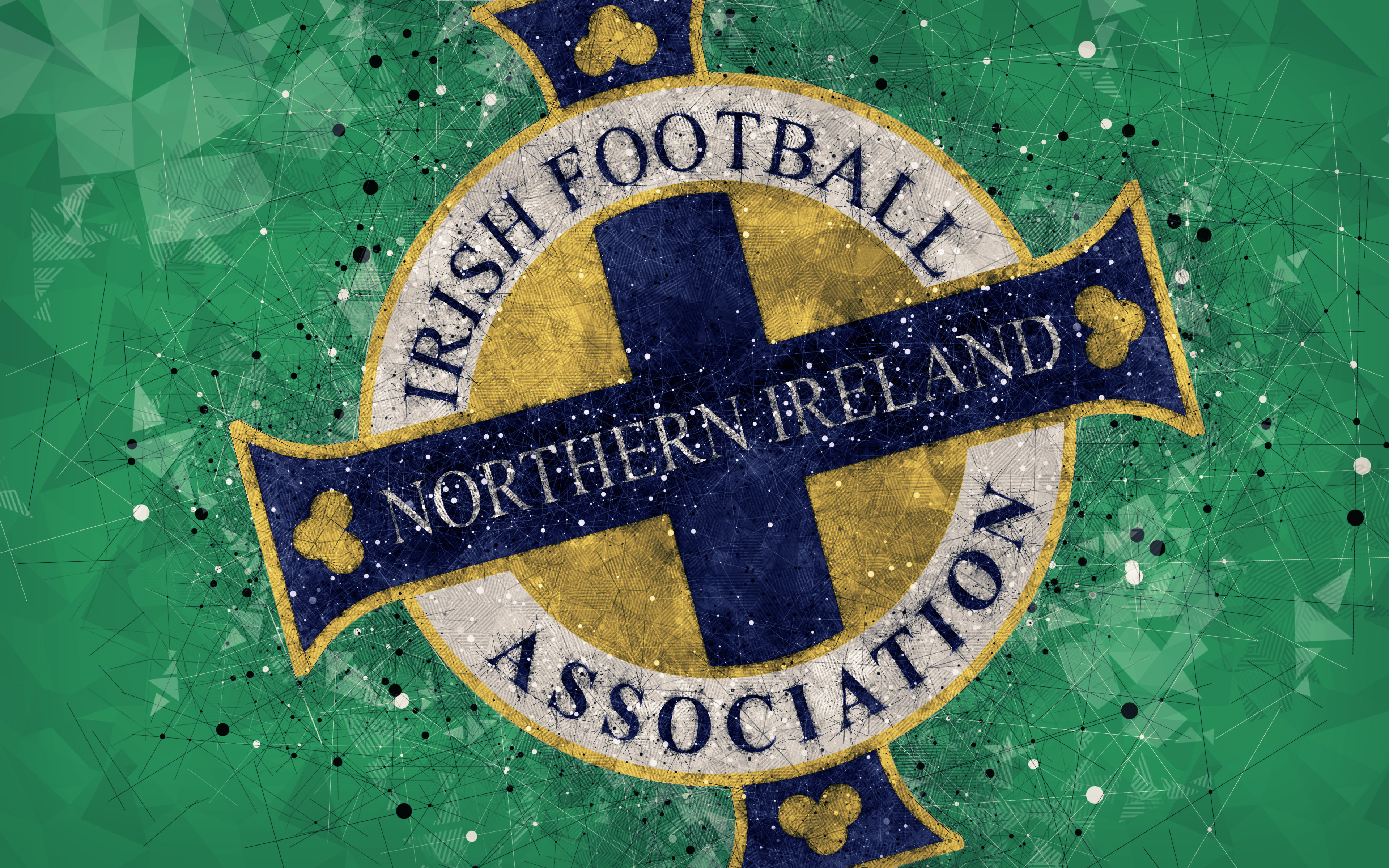 Скачать картинку Футбол, Эмблема, Футбольный, Виды Спорта, Лого, Северная Ирландия, Сборная Северной Ирландии По Футболу в телефон бесплатно.