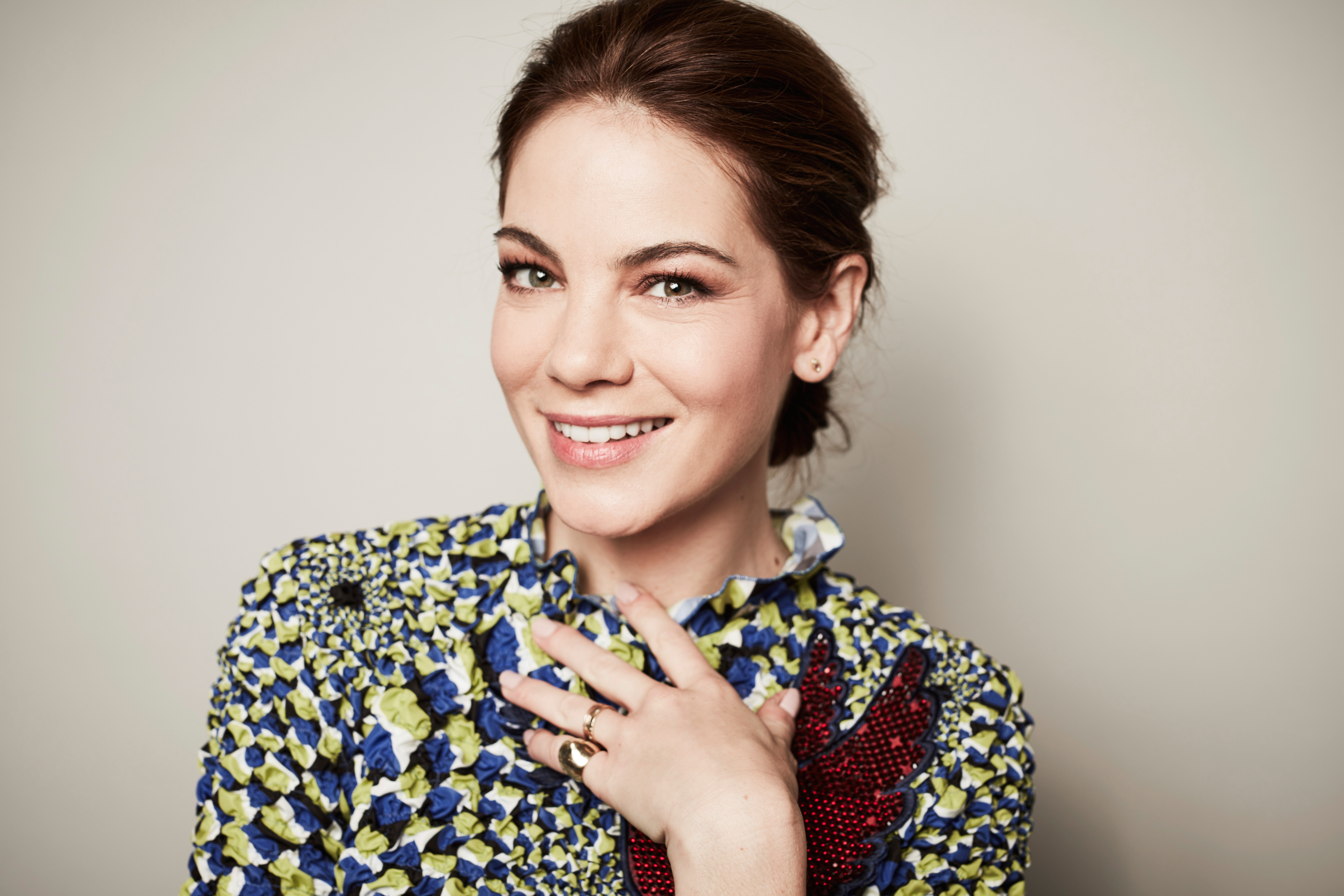 celebrity, michelle monaghan, actress, american, brunette, green eyes, smile