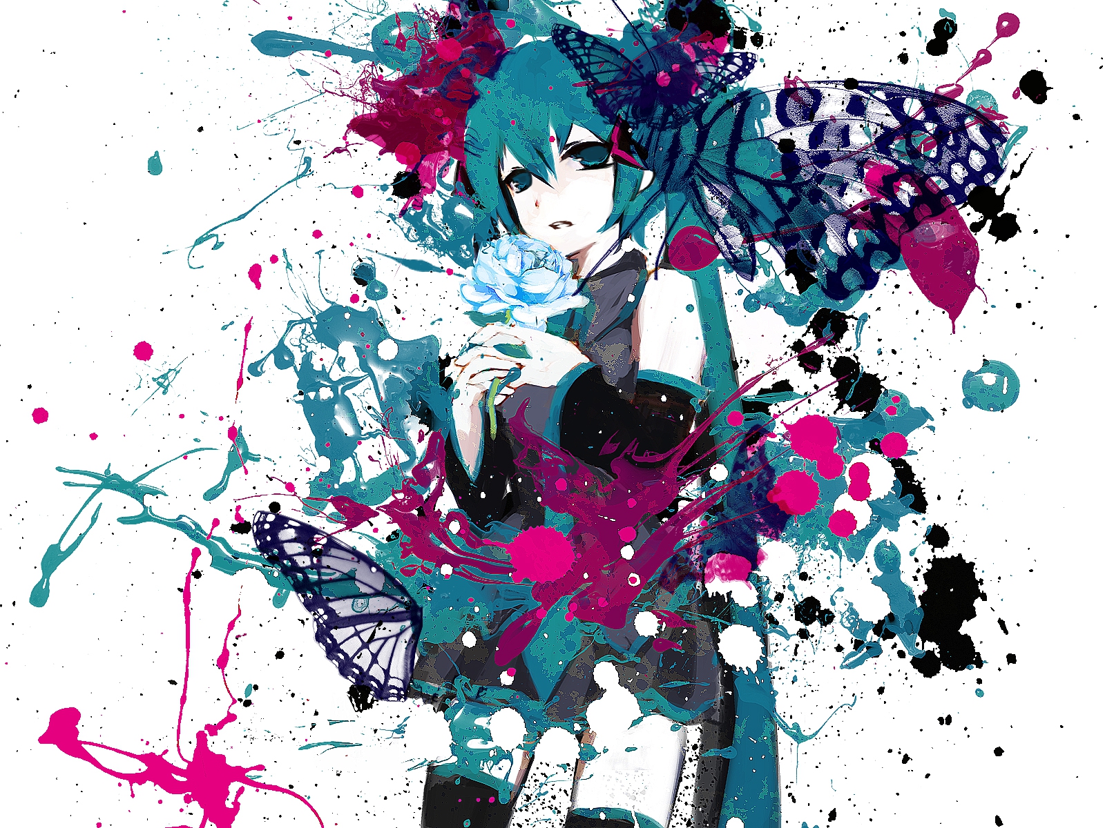 Download mobile wallpaper Vocaloid, Hatsune Miku, Cute, Anime for free.