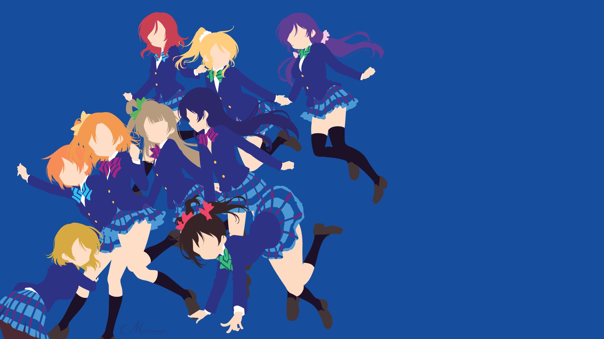 Download mobile wallpaper Anime, Maki Nishikino, Eri Ayase, Hanayo Koizumi, Honoka Kousaka, Kotori Minami, Nico Yazawa, Nozomi Tojo, Rin Hoshizora, Umi Sonoda, Love Live! for free.