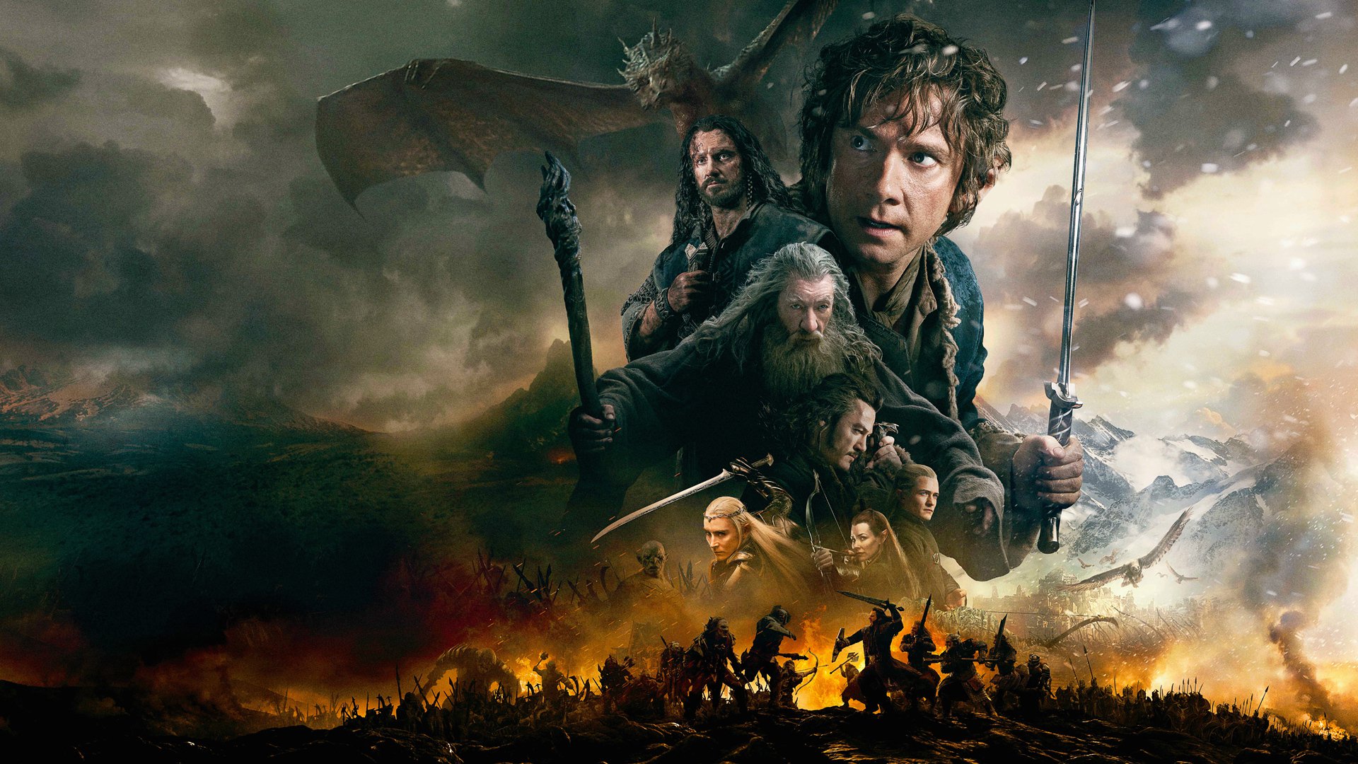 Download mobile wallpaper The Hobbit: The Battle Of The Five Armies, The Lord Of The Rings, Movie for free.