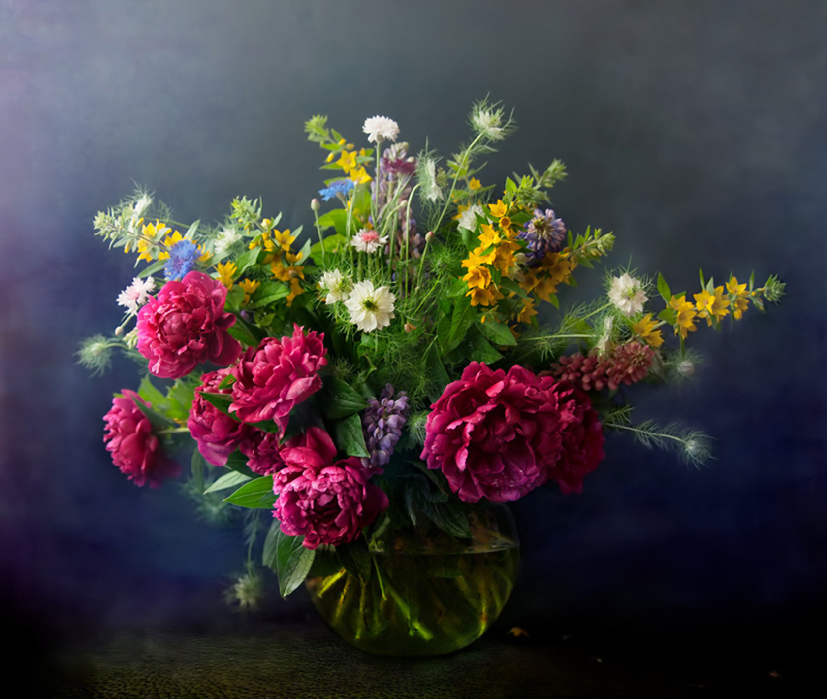 Download mobile wallpaper Flower, Glass, Vase, Colorful, Spring, Man Made, Pink Flower for free.