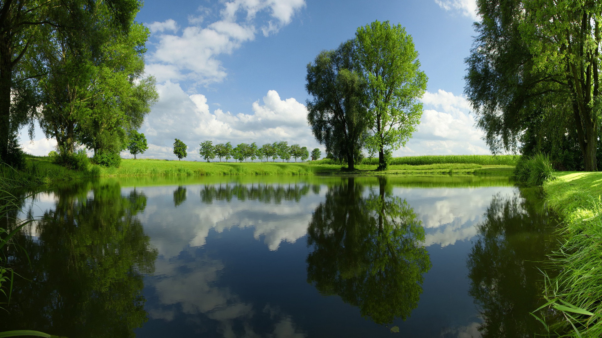 Free download wallpaper Reflection, Earth on your PC desktop