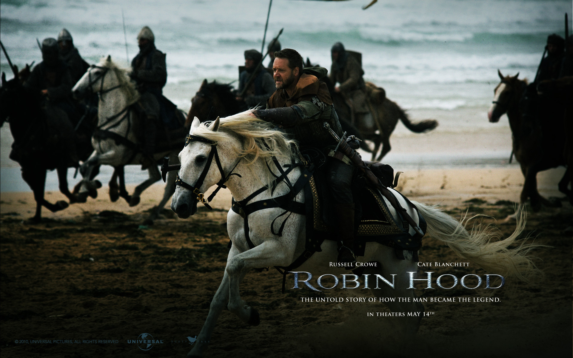 movie, robin hood (2010), horse, robin hood, russell crowe