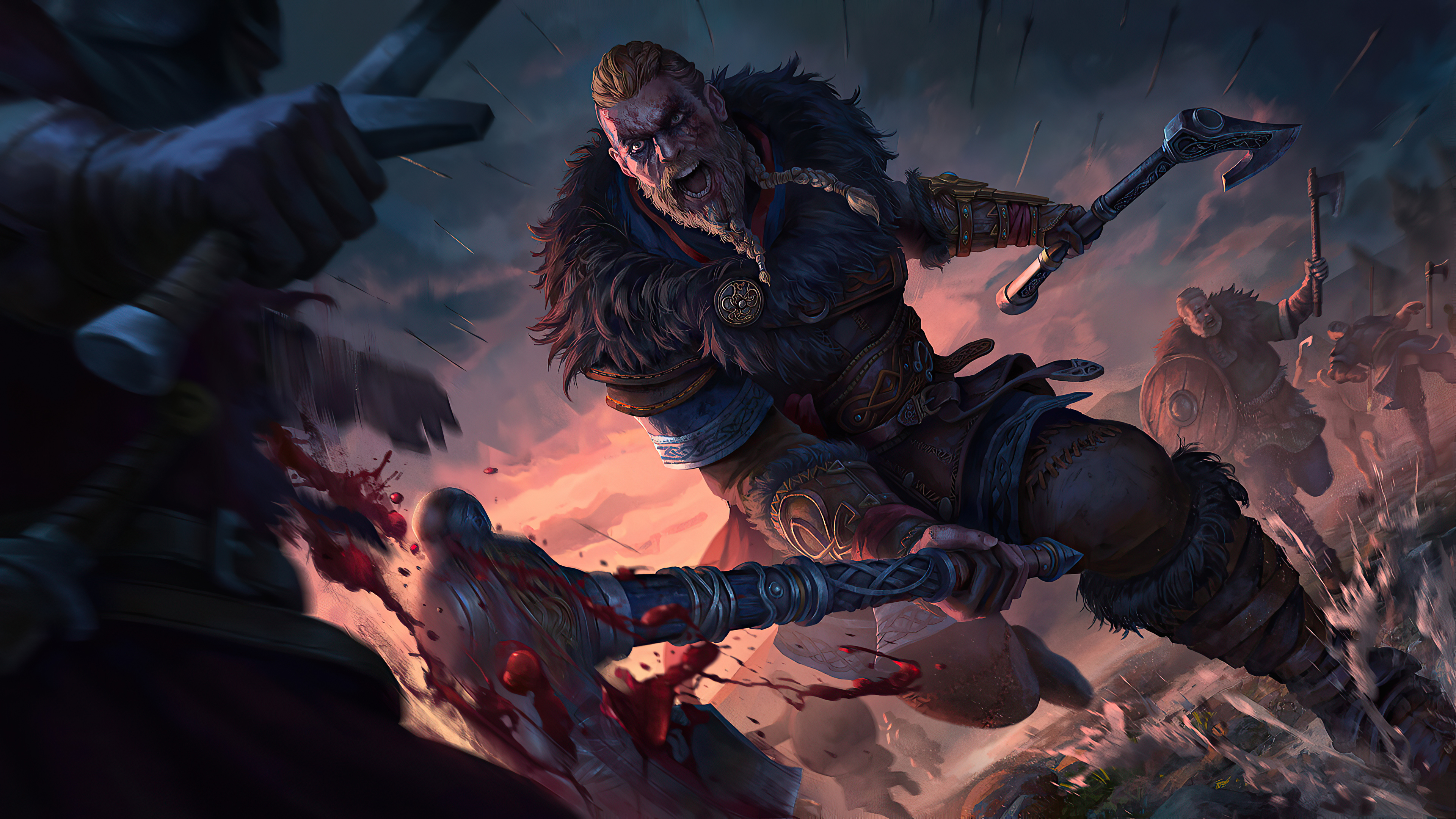 video game, assassin's creed valhalla, assassin's creed, eivor (assassin's creed), viking, warrior