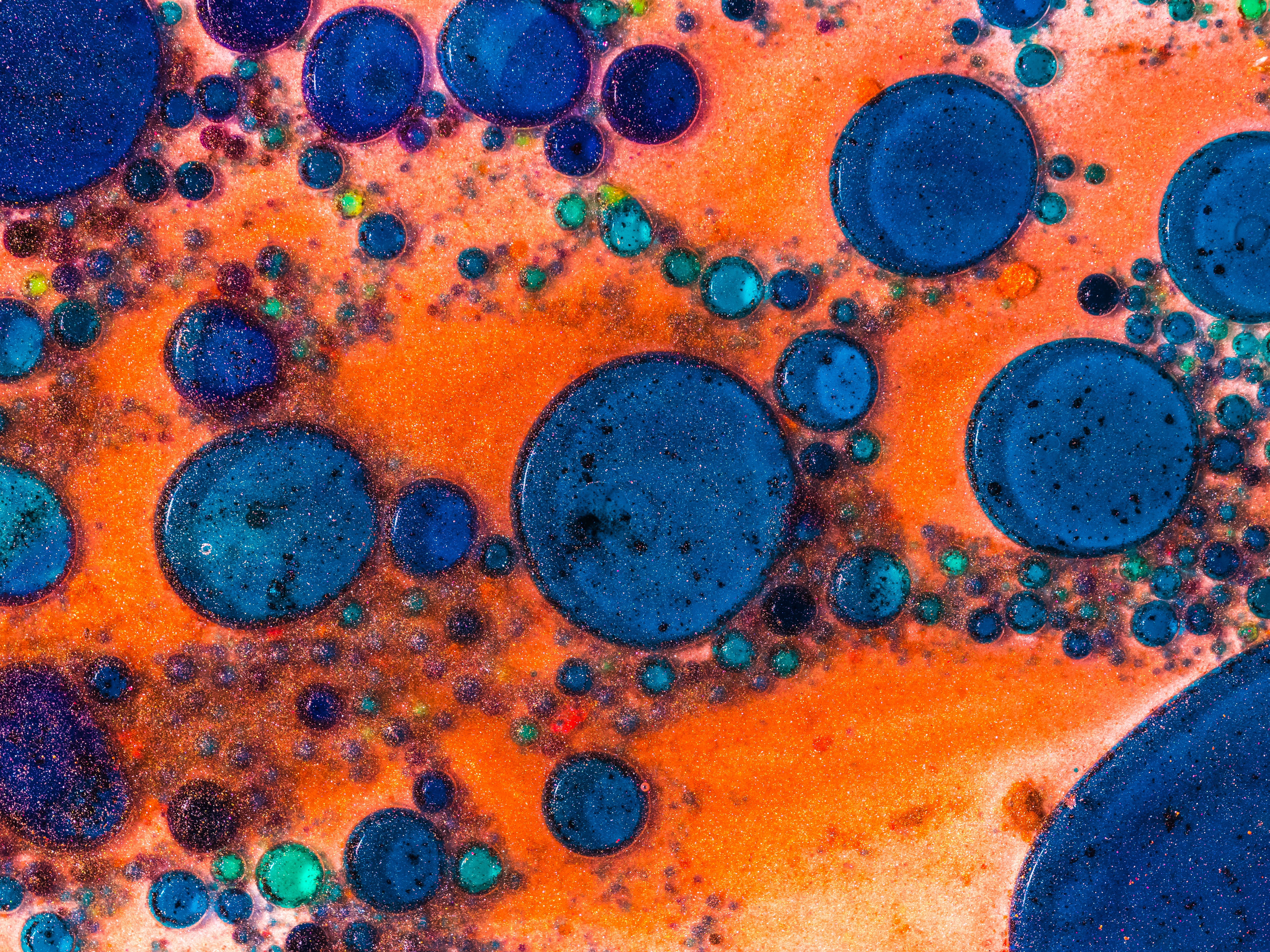 Free download wallpaper Macro, Multicolored, Motley, Abstract, Drops, Paint, Liquid on your PC desktop
