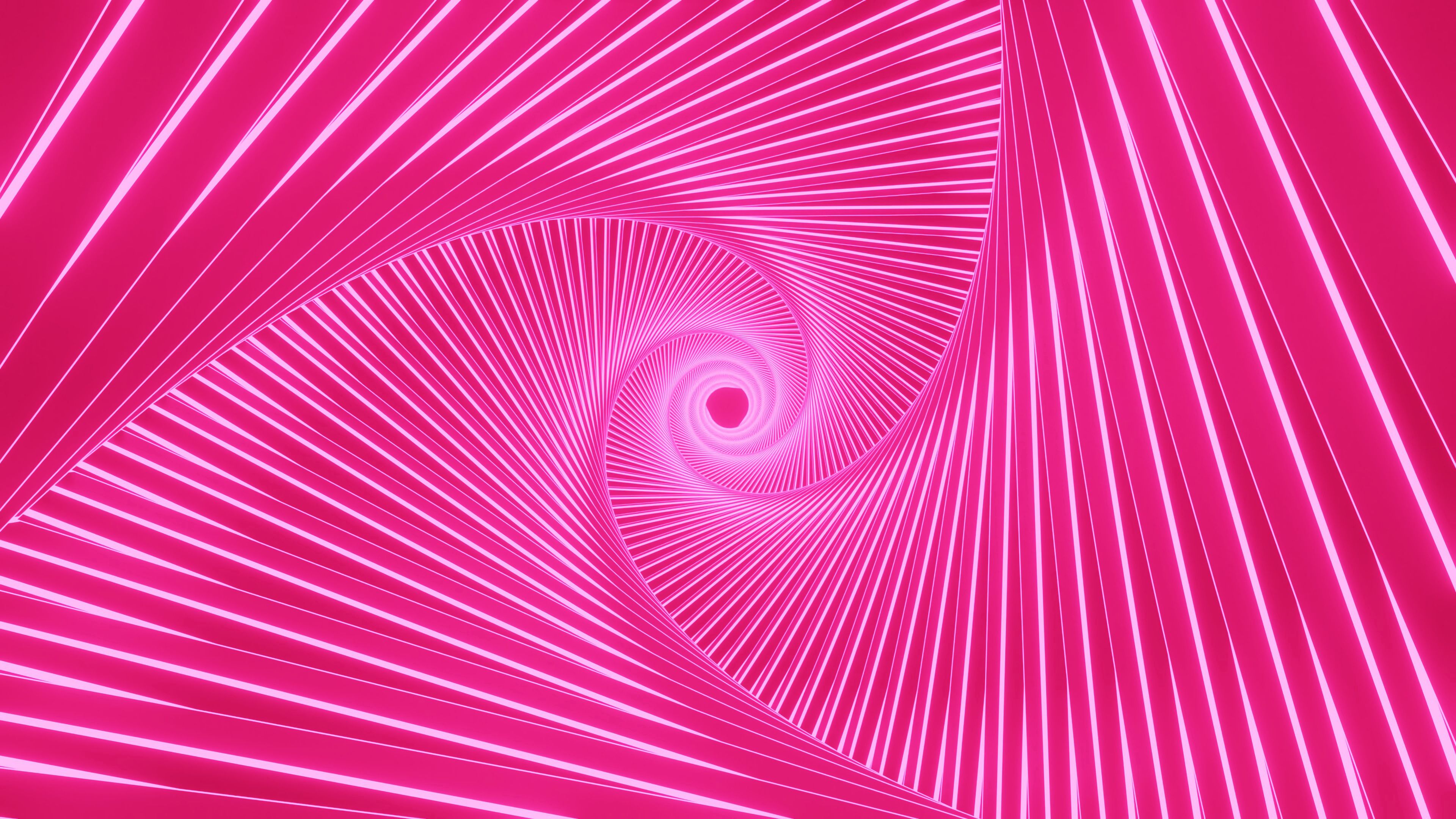 abstract, pink, bright, glow, funnel, swirling, involute