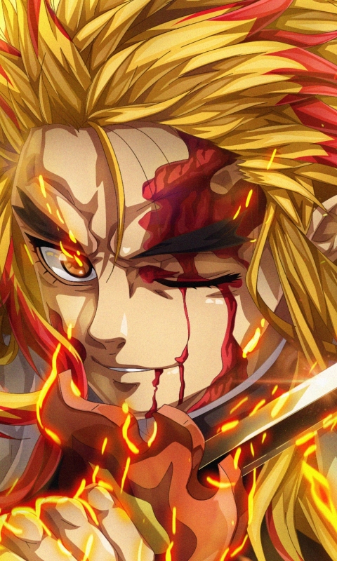 Download mobile wallpaper Anime, Demon Slayer: Kimetsu No Yaiba, Kyojuro Rengoku for free.