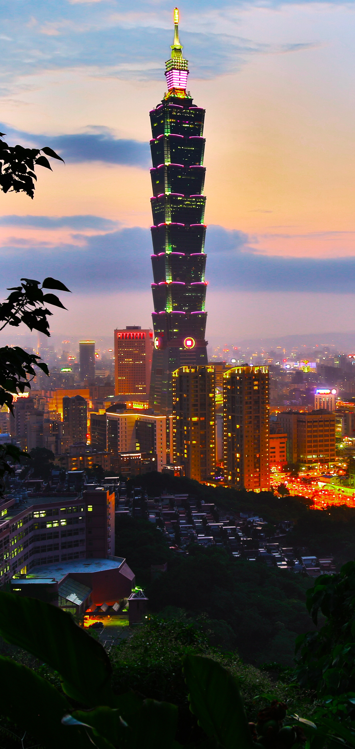 Téléchargez gratuitement l'image Villes, Horizon, Taïwan, Taipei, Construction Humaine, Taipei 101, Mégapole sur le bureau de votre PC