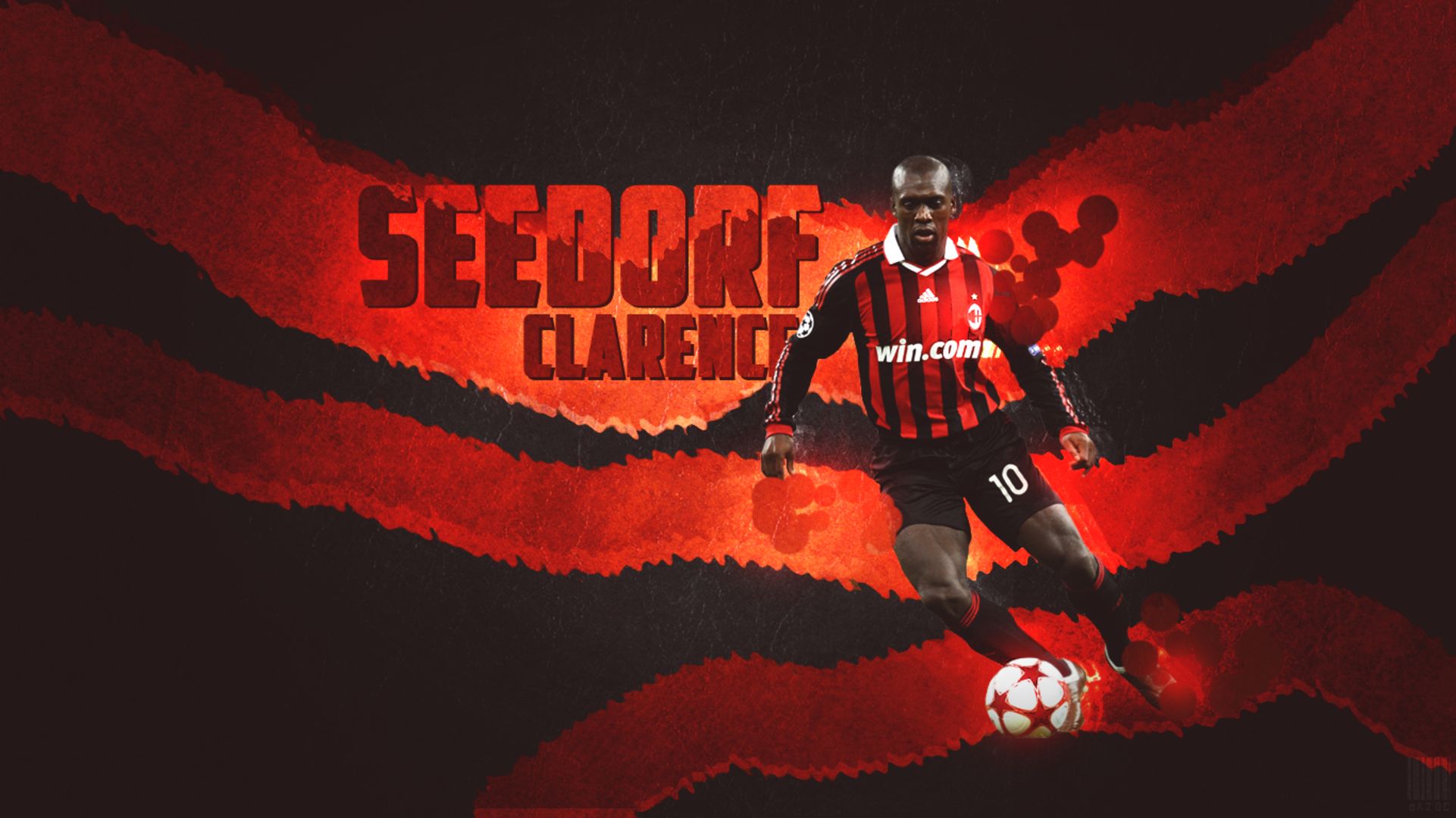 Laden Sie das Sport, Fußball, Ac Mailand, Clarence Seedorf-Bild kostenlos auf Ihren PC-Desktop herunter