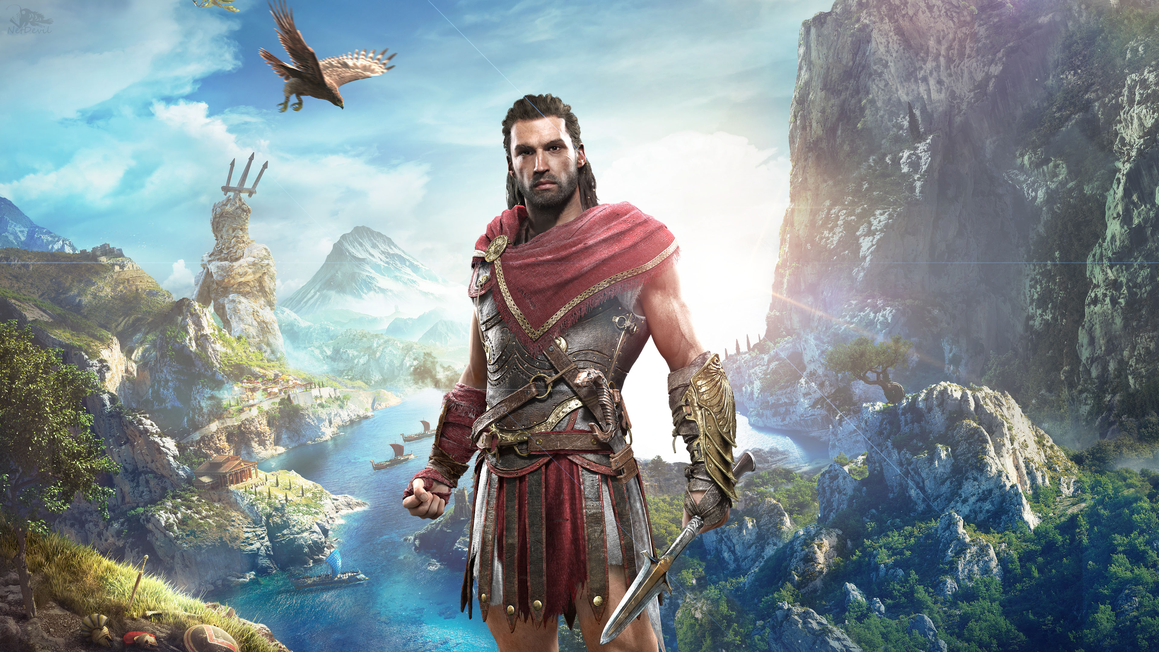 Скачать обои бесплатно Видеоигры, Кредо Ассасина, Assassin's Creed: Одиссея картинка на рабочий стол ПК