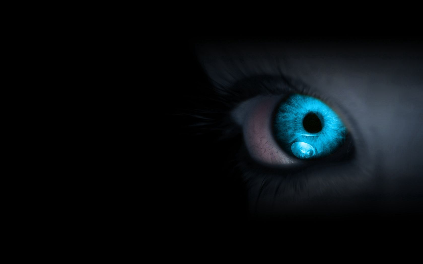 fear, abstract, blue, eye, pupil, eyelash