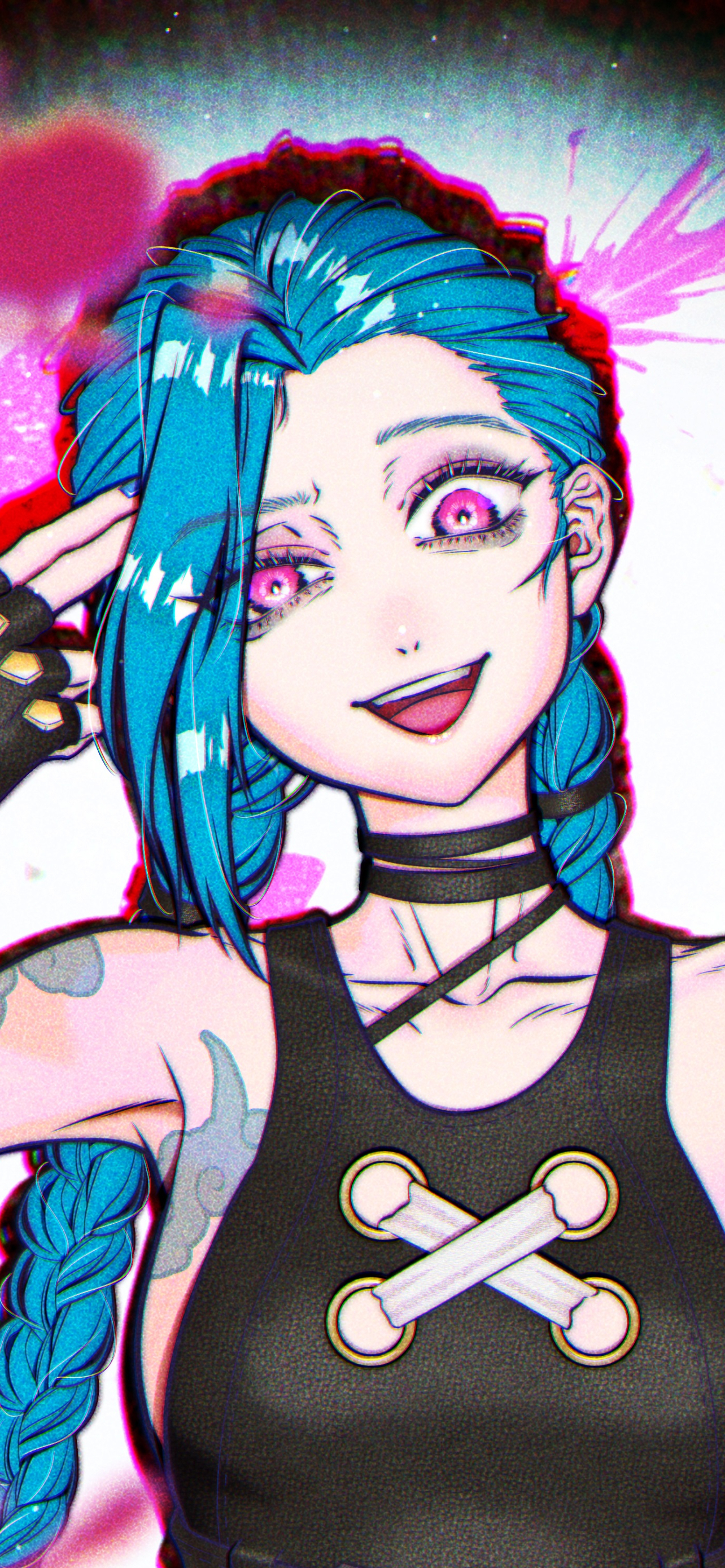 Download mobile wallpaper Tv Show, Jinx (League Of Legends), Arcane for free.