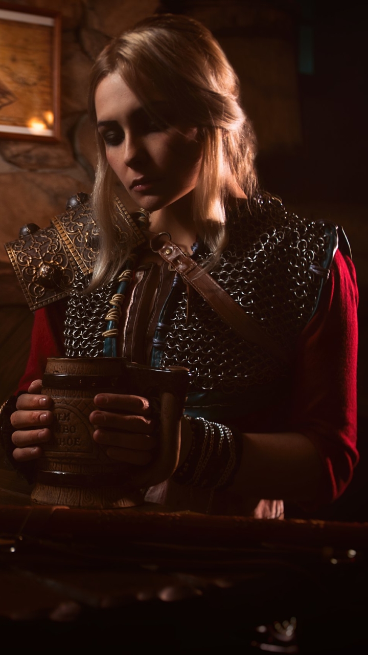 Descarga gratuita de fondo de pantalla para móvil de Mujeres, El Brujo, Cosplay, Ciri (La Bruja).