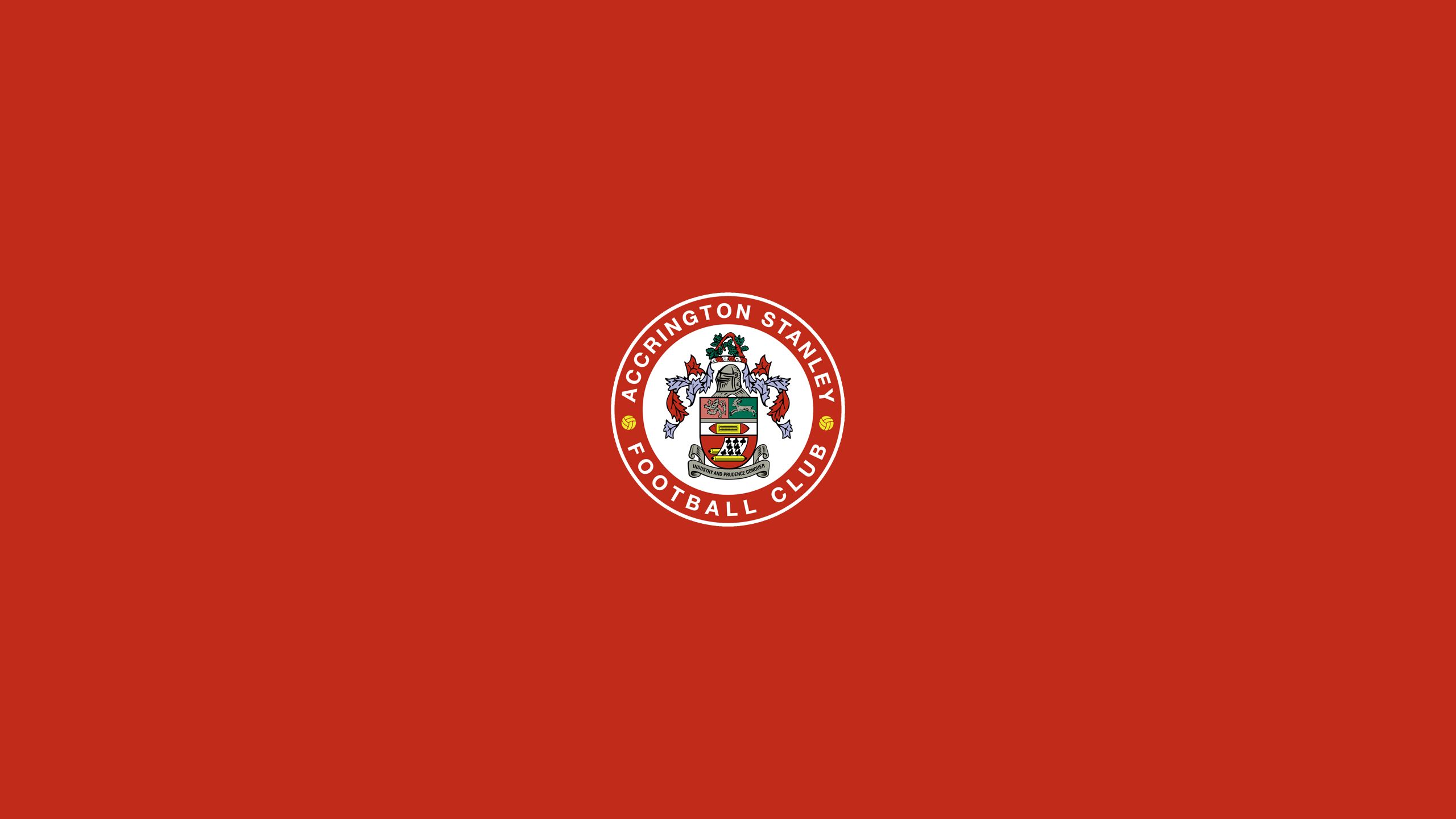 Handy-Wallpaper Sport, Fußball, Logo, Emblem, Accrington Stanley Fc kostenlos herunterladen.