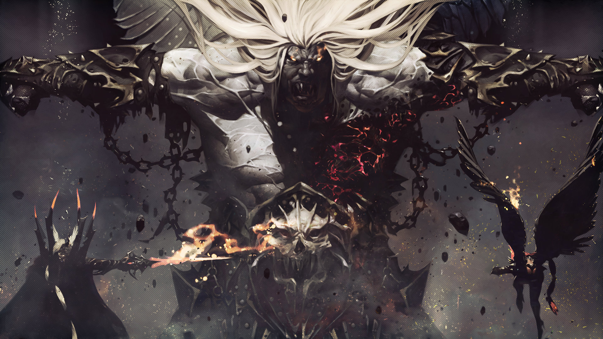 Download mobile wallpaper Dark, Demon for free.