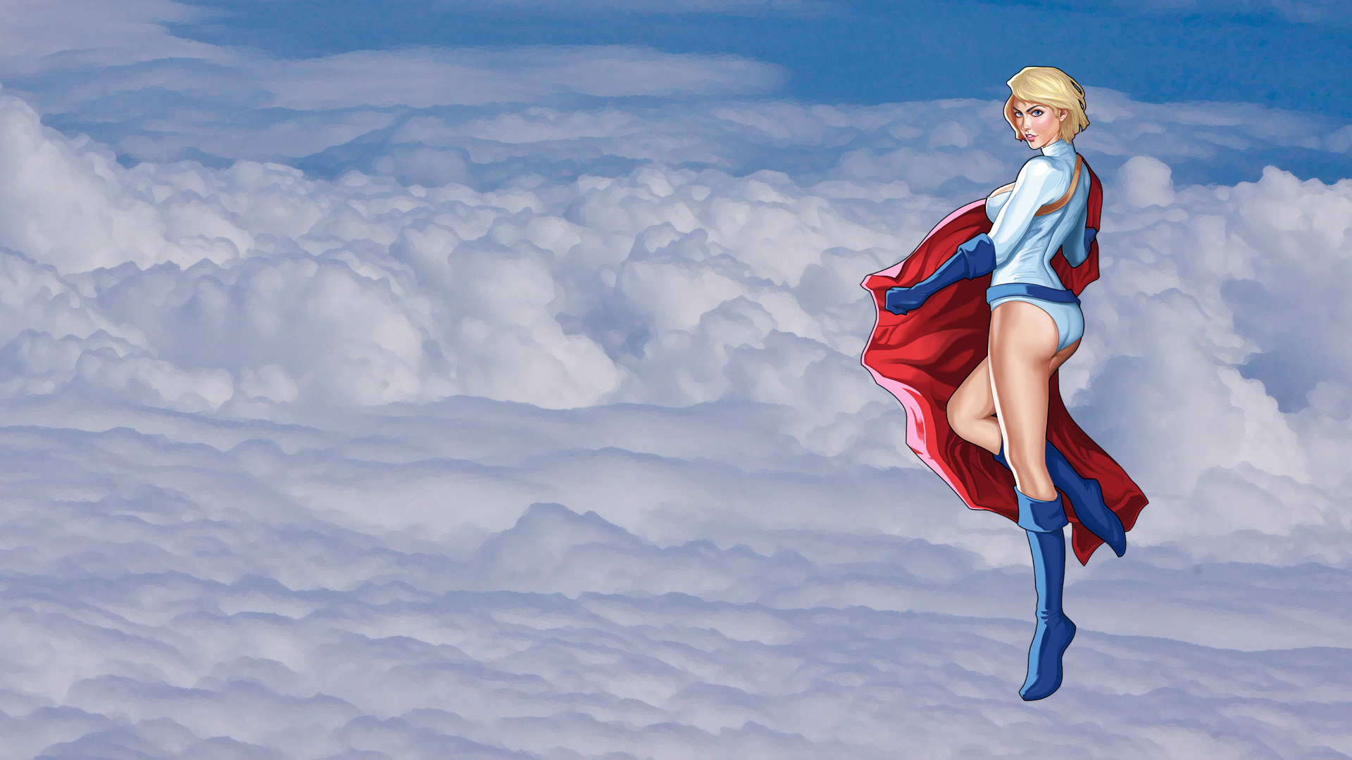 Handy-Wallpaper Comics, Powergirl kostenlos herunterladen.