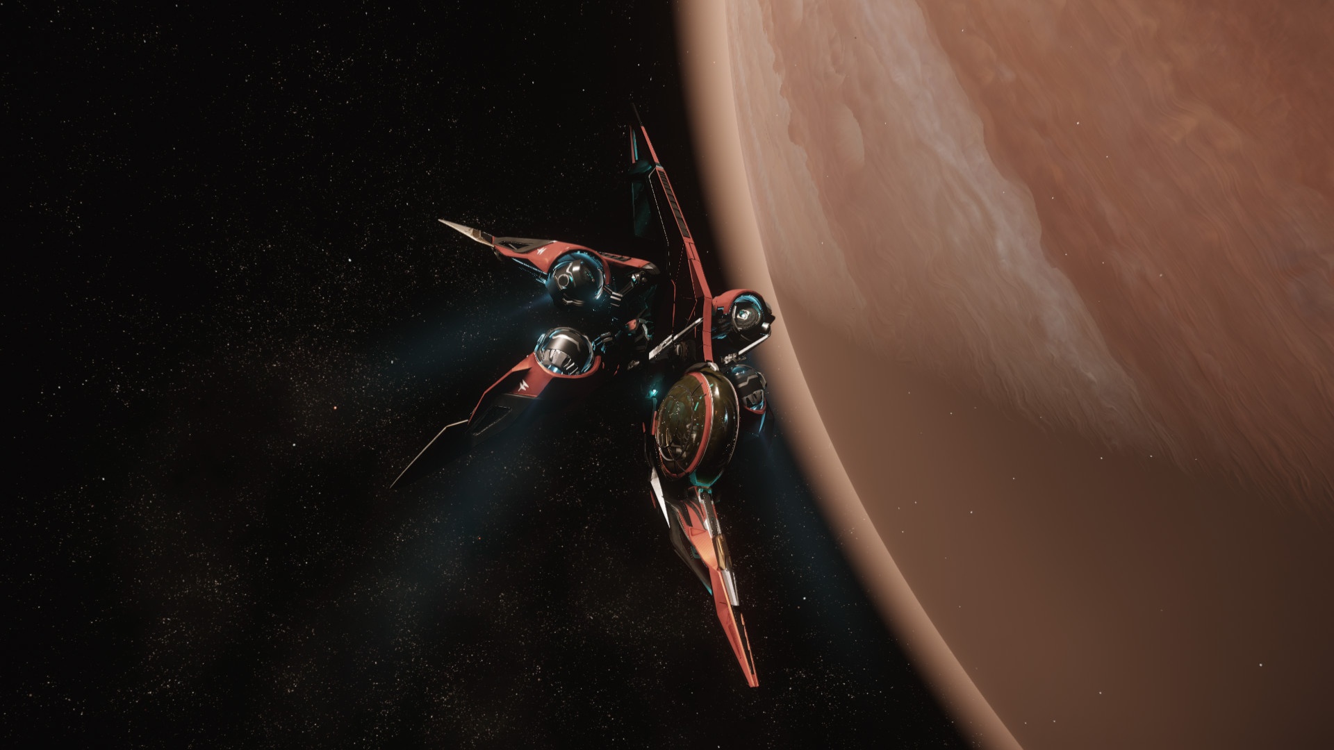 Download mobile wallpaper Space, Planet, Spaceship, Video Game, Star Citizen for free.