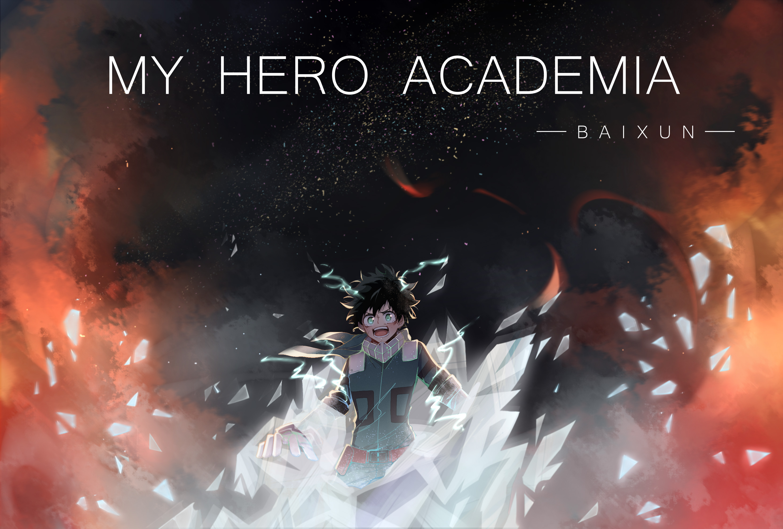 Laden Sie das Animes, Izuku Midoriya, Boku No Hero Academia-Bild kostenlos auf Ihren PC-Desktop herunter