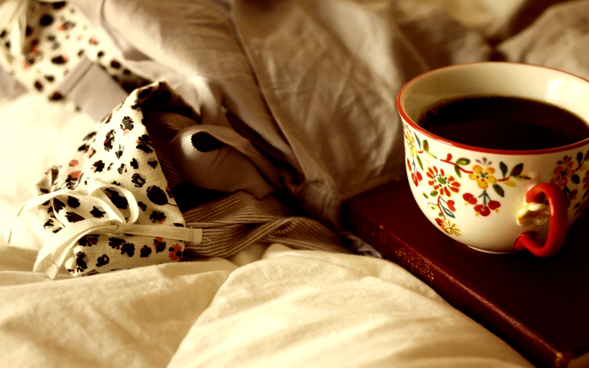 food, coffee, bed, mood, morning, photography