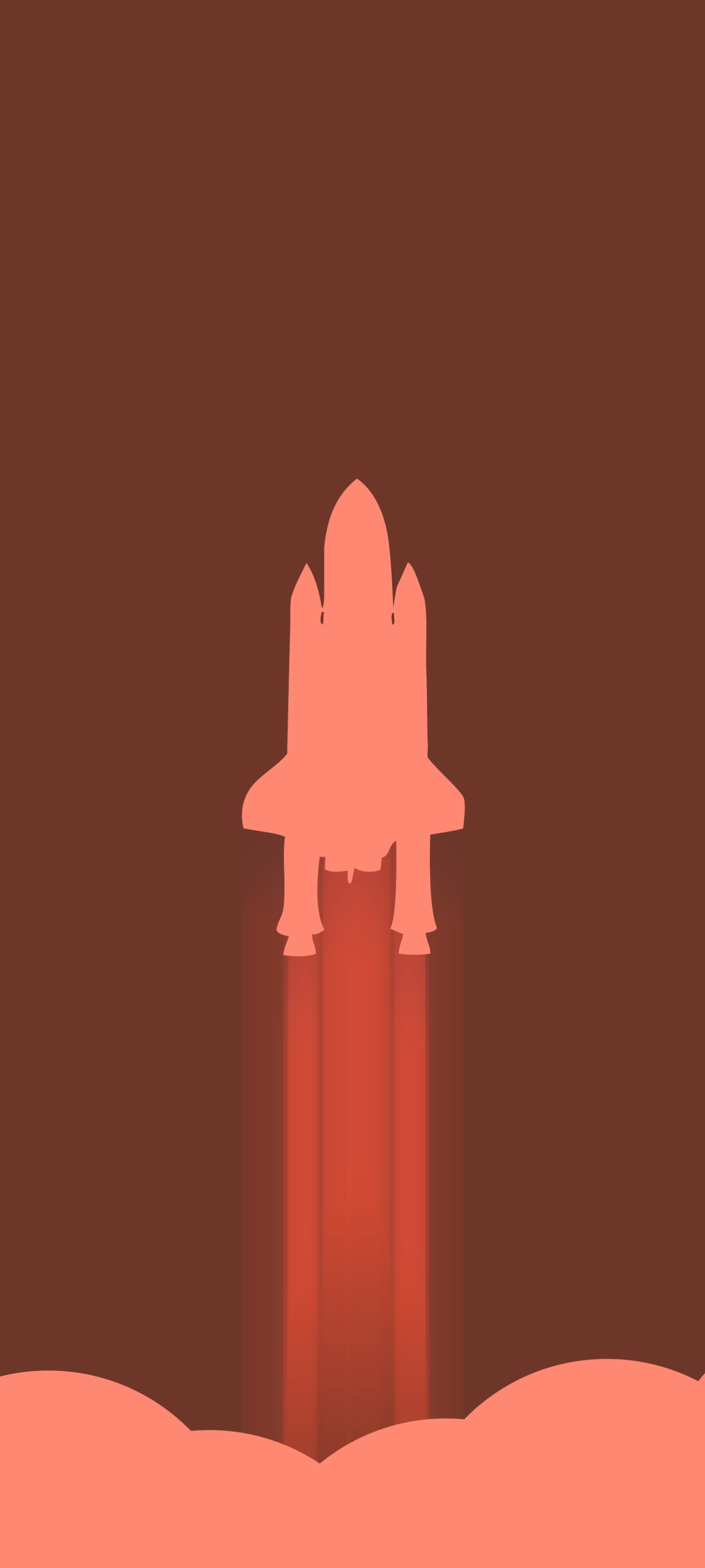 Download mobile wallpaper Rocket, Sci Fi, Minimalist for free.