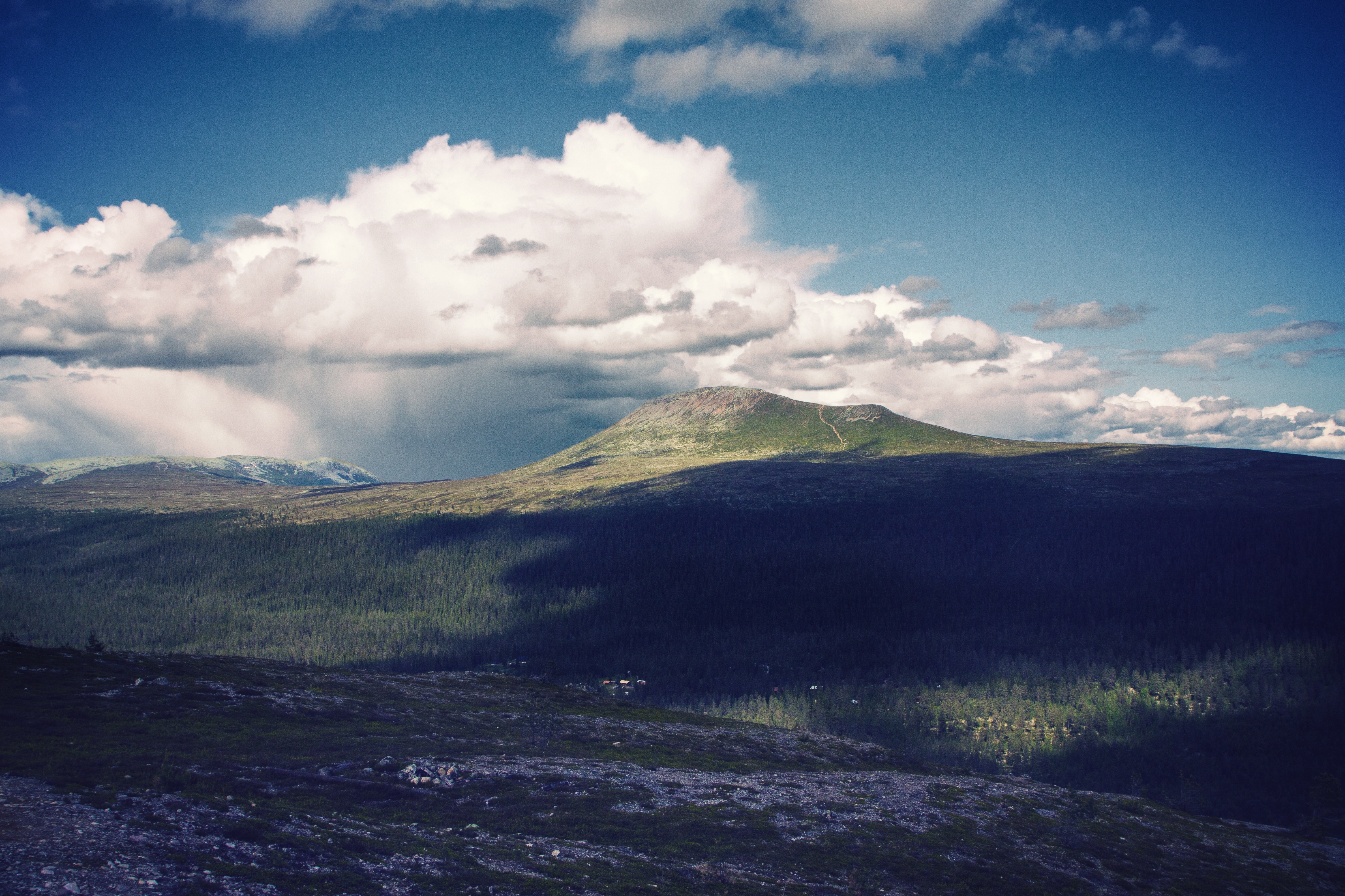 PCデスクトップに自然, 山脈, 丘, スカイ, 雲画像を無料でダウンロード