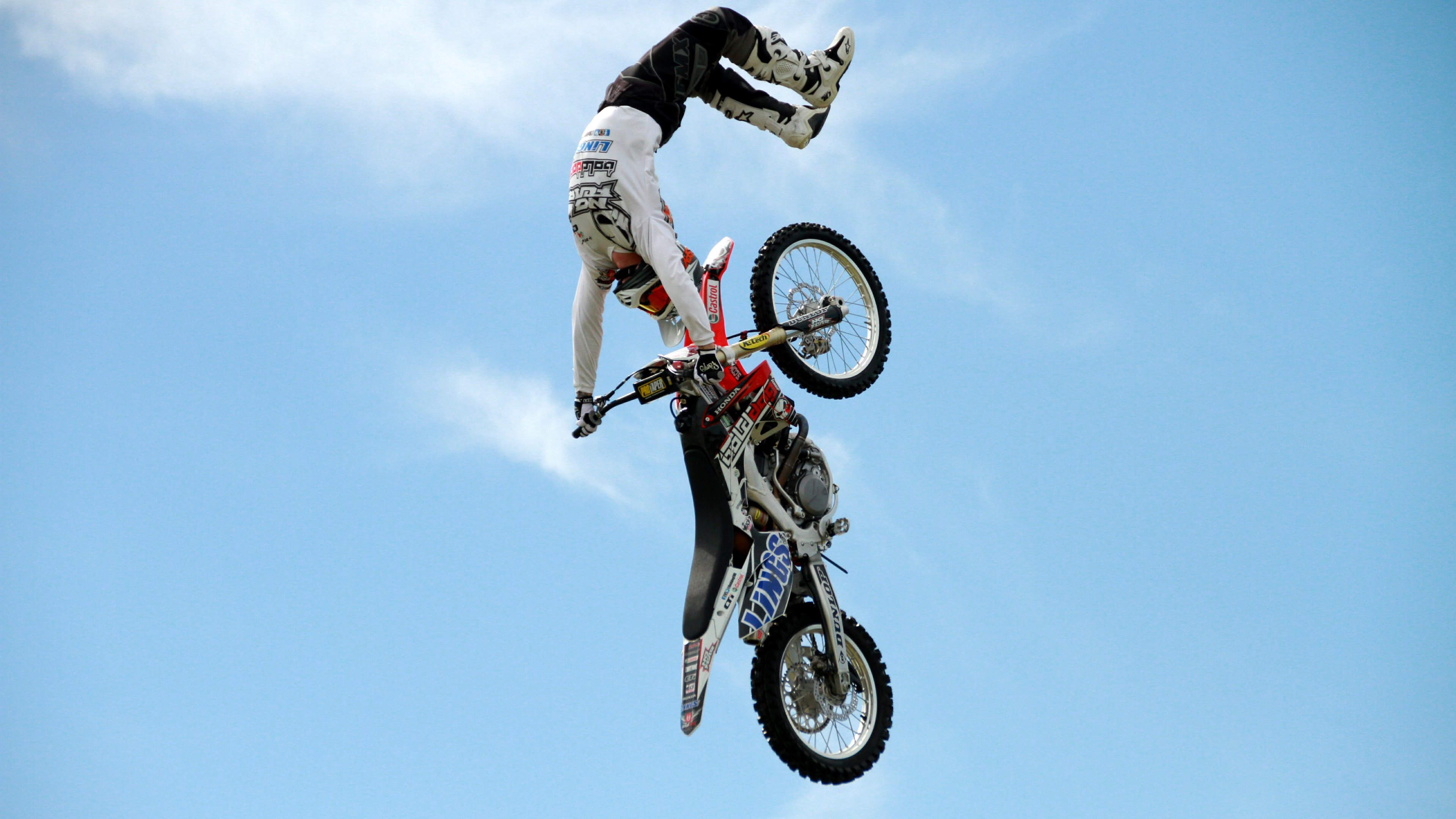 721354 Bild herunterladen fahrrad, sport, moto cross, akrobatik, honda - Hintergrundbilder und Bildschirmschoner kostenlos