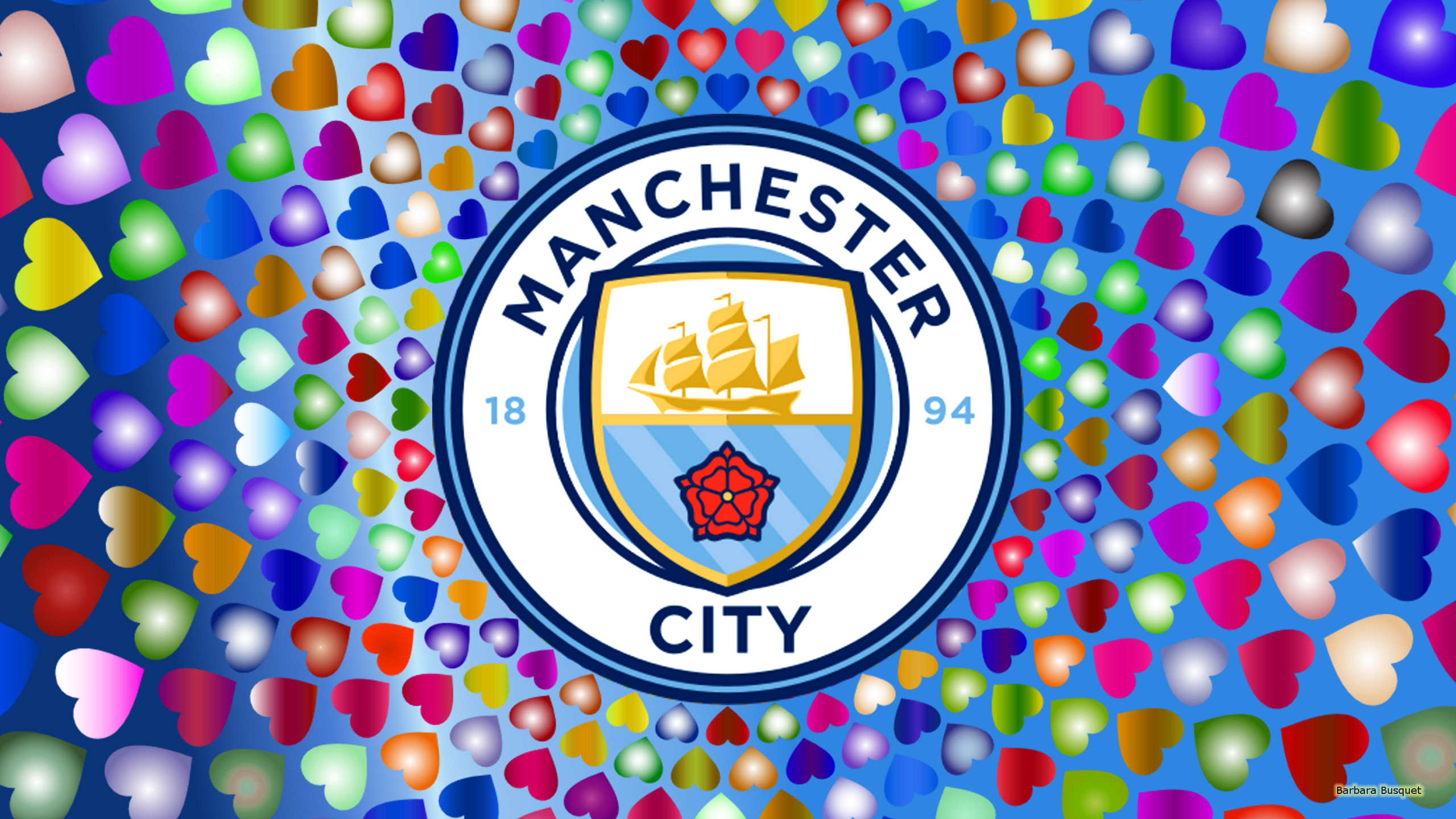 Download mobile wallpaper Sports, Logo, Emblem, Soccer, Manchester City F C for free.