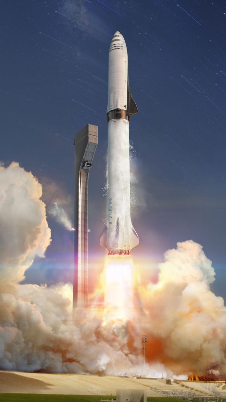 Download mobile wallpaper Technology, Spacex, Spacex Starship for free.