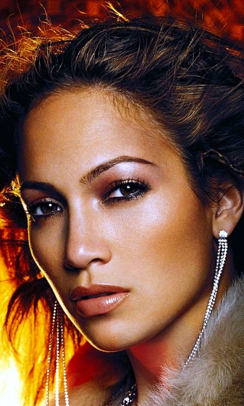 Download mobile wallpaper Jennifer Lopez, Hair, Face, Model, Earrings, Celebrity for free.